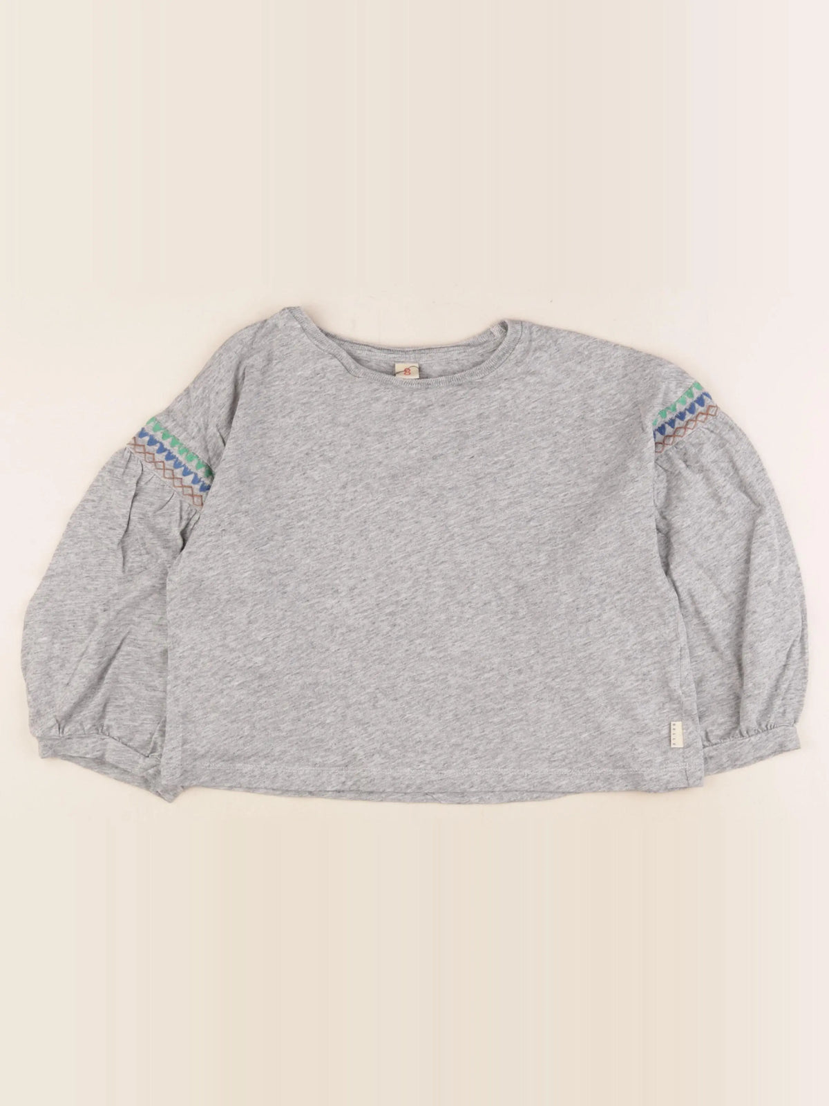 Bellerose - tee-shirt gris - 8 ans