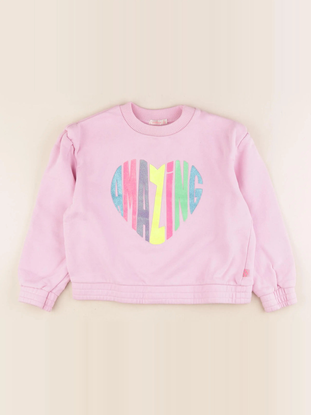 Billie Blush - sweat rose - 8 ans