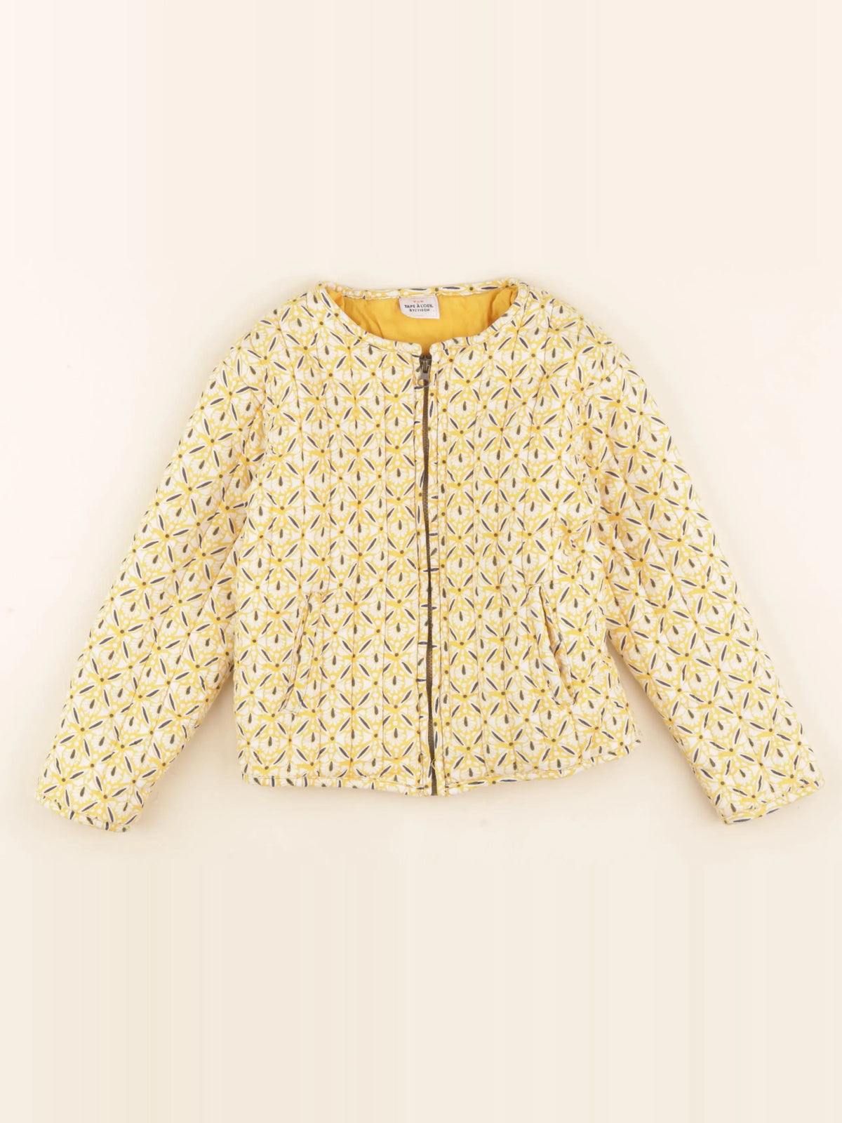 Tape à l'oeil - veste doublé jaune - 5 ans