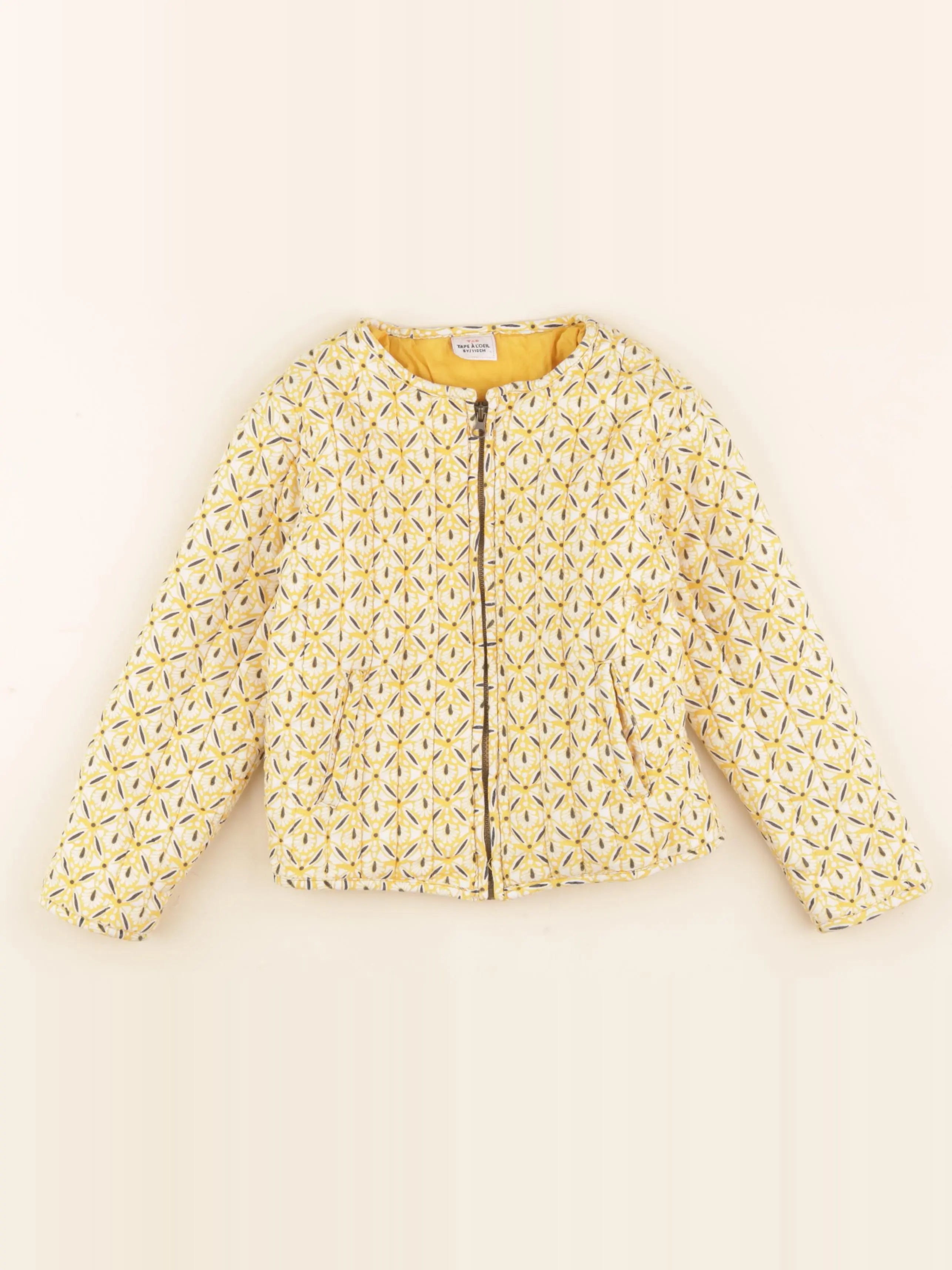 Tape à l'oeil - veste doublé jaune - 5 ans