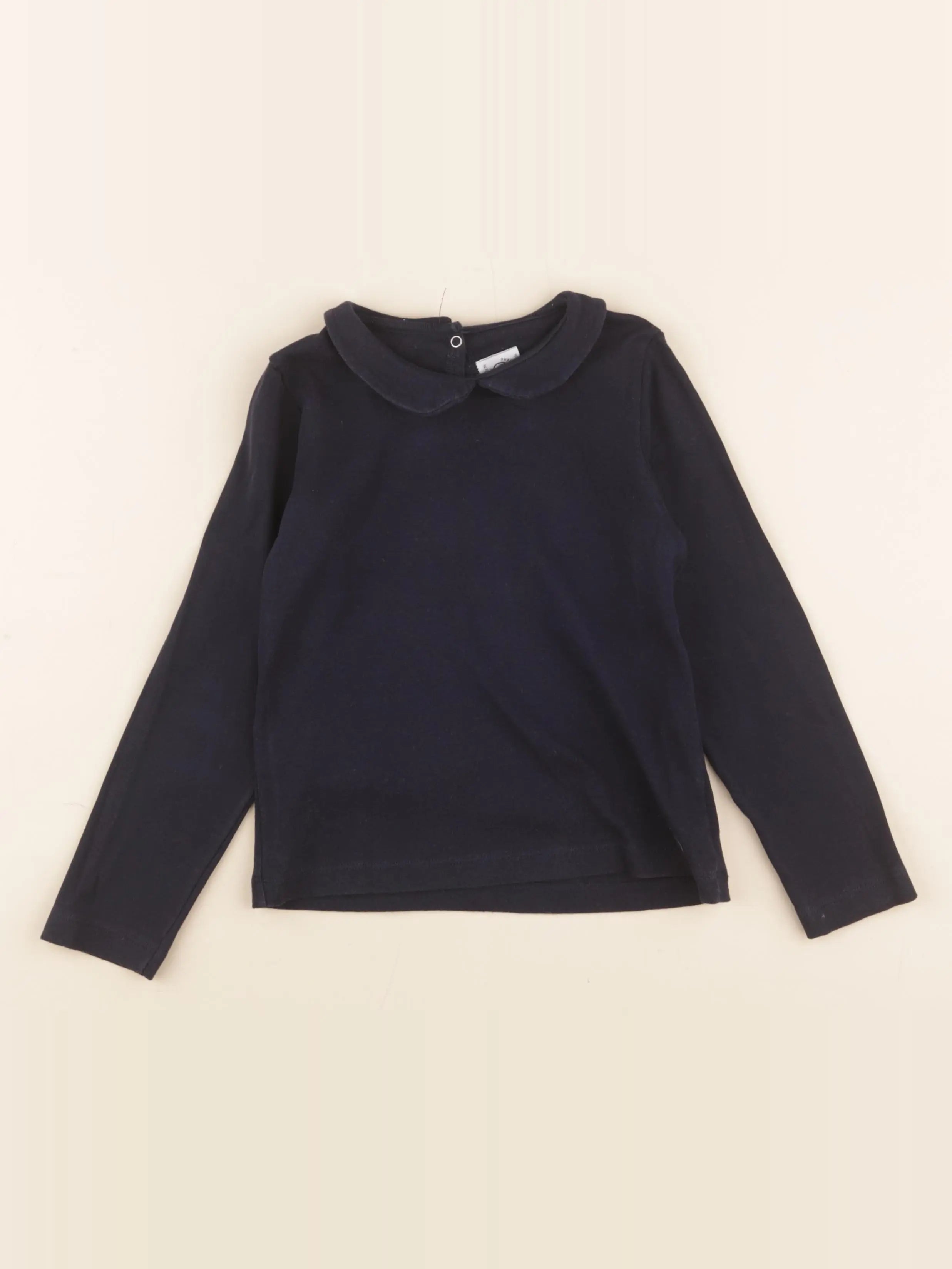 Petit Bateau - tee-shirt bleu - 6 ans