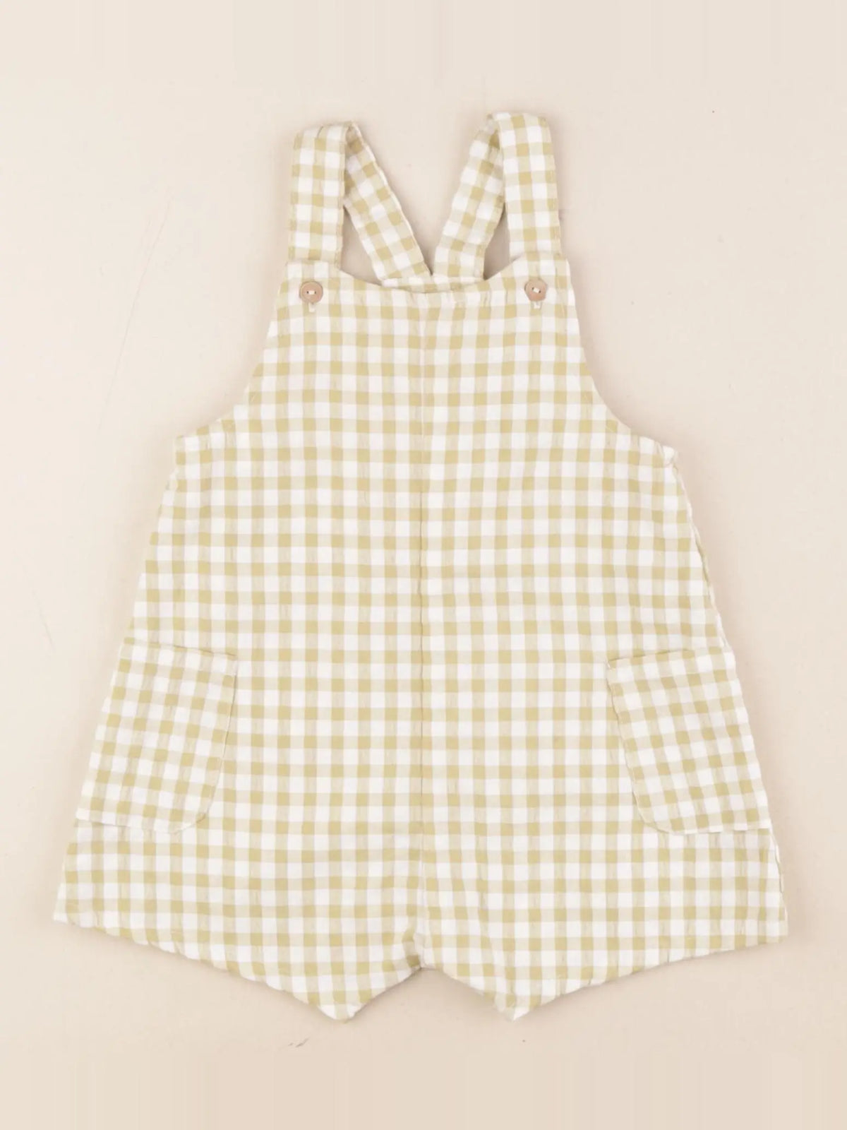 Zara - salopette beige - 6/9 mois