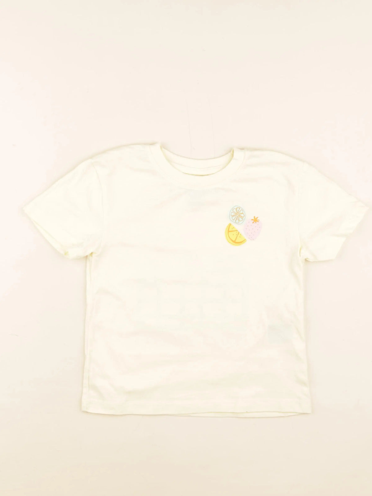 H&M - tee-shirt jaune - 2/3 ans