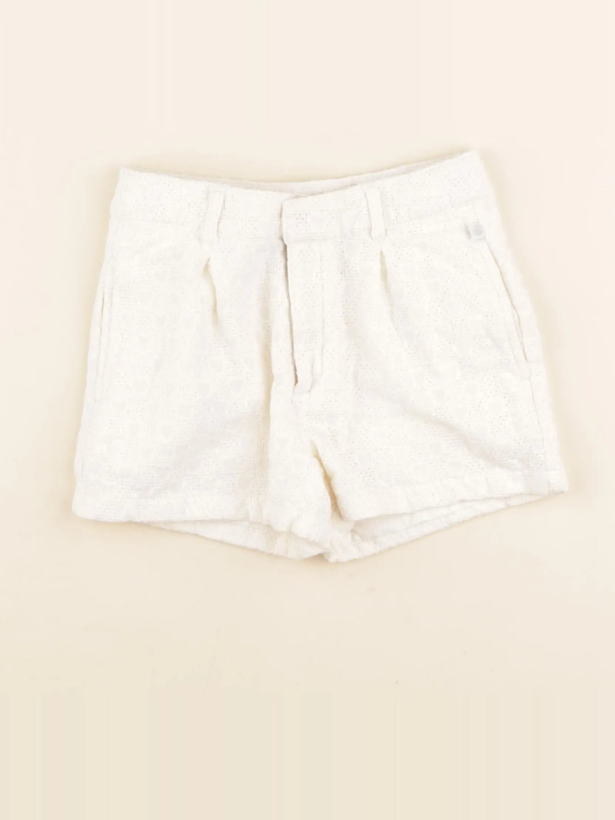 Petit Bateau - short beige - 3 ans
