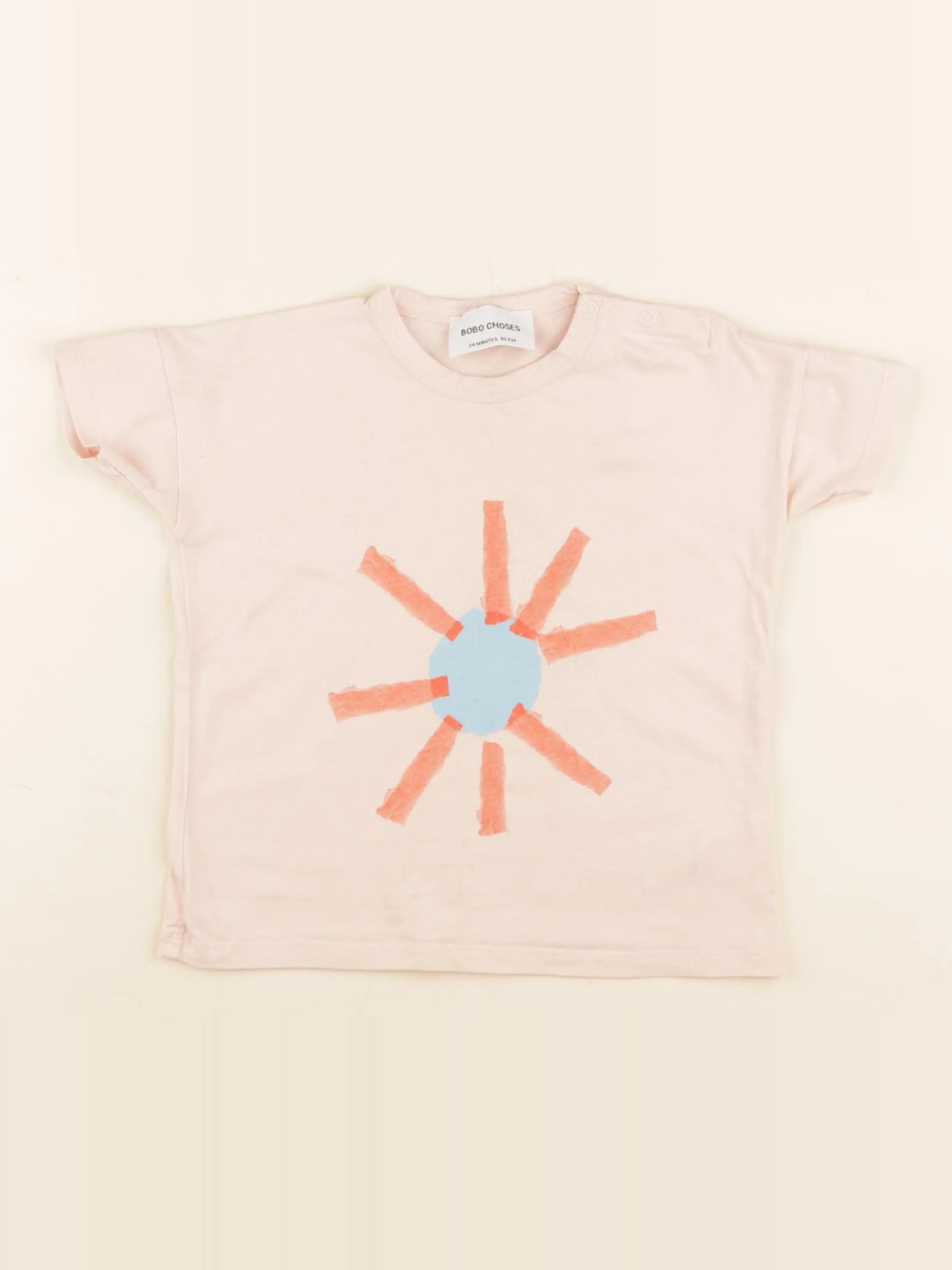 Bobo Choses - tee-shirt rose - 24 mois