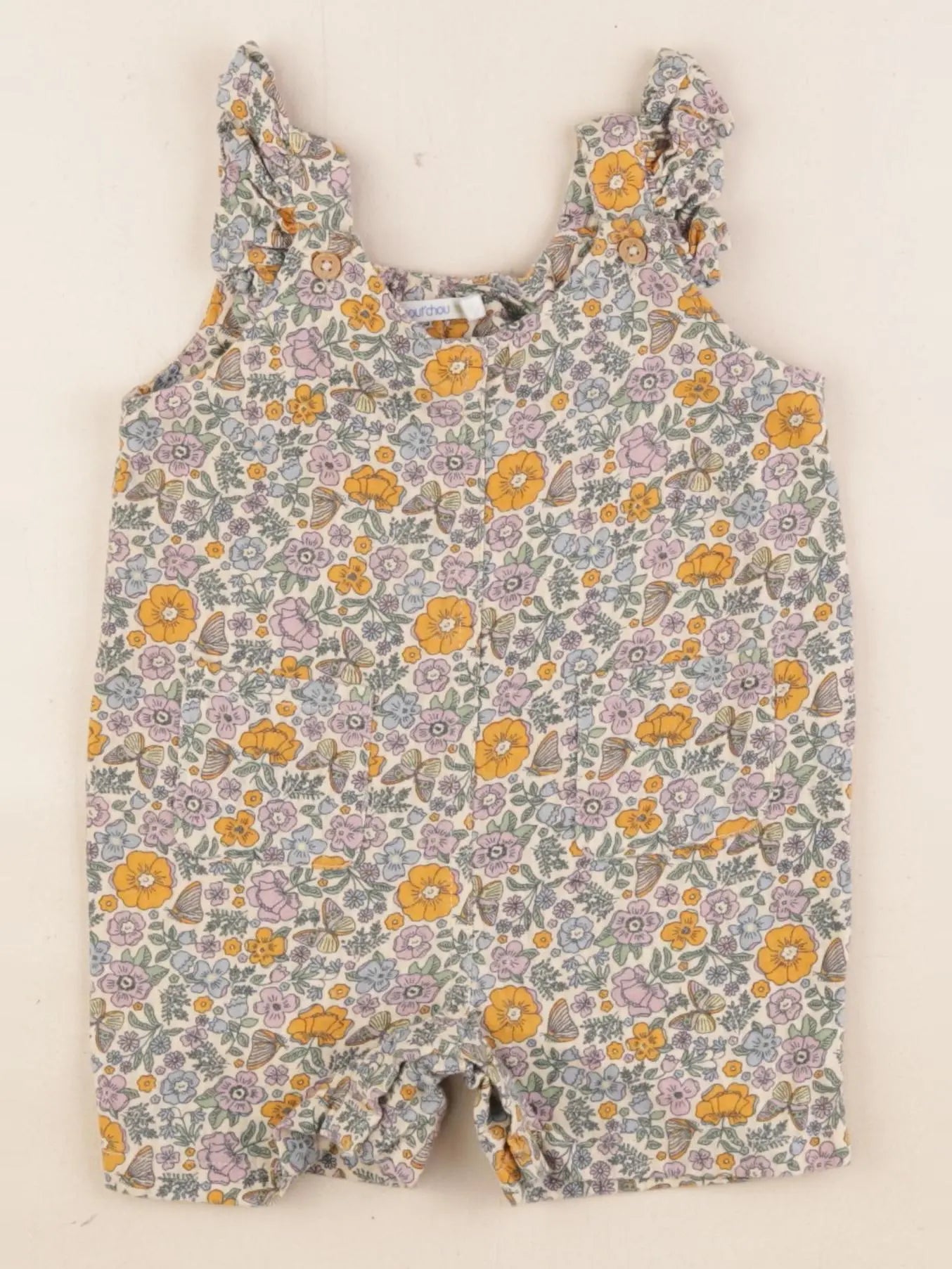 Boutchou - combinaison multicolore - 6 mois