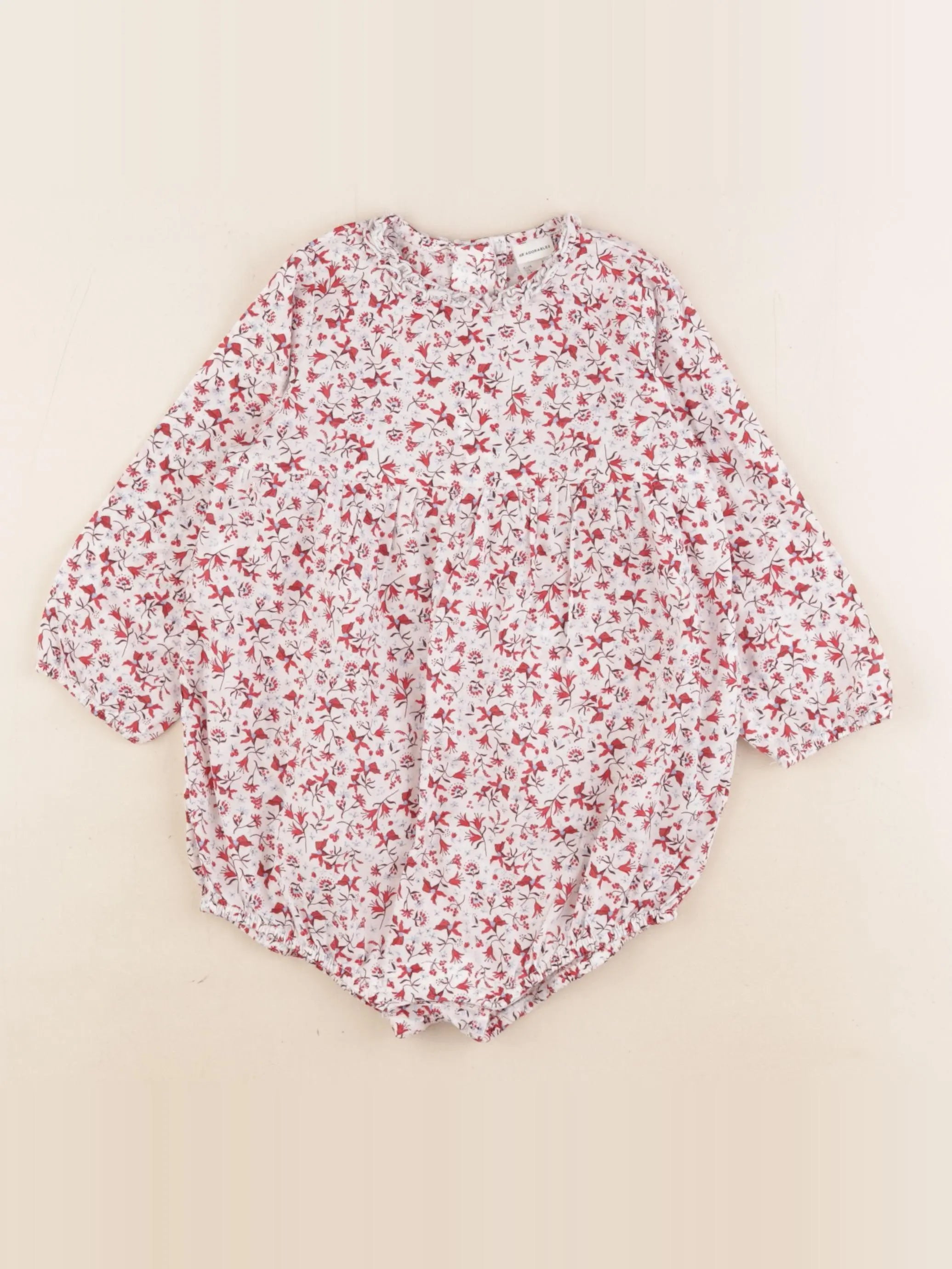 H&M - combinaison rose - 12/18 mois