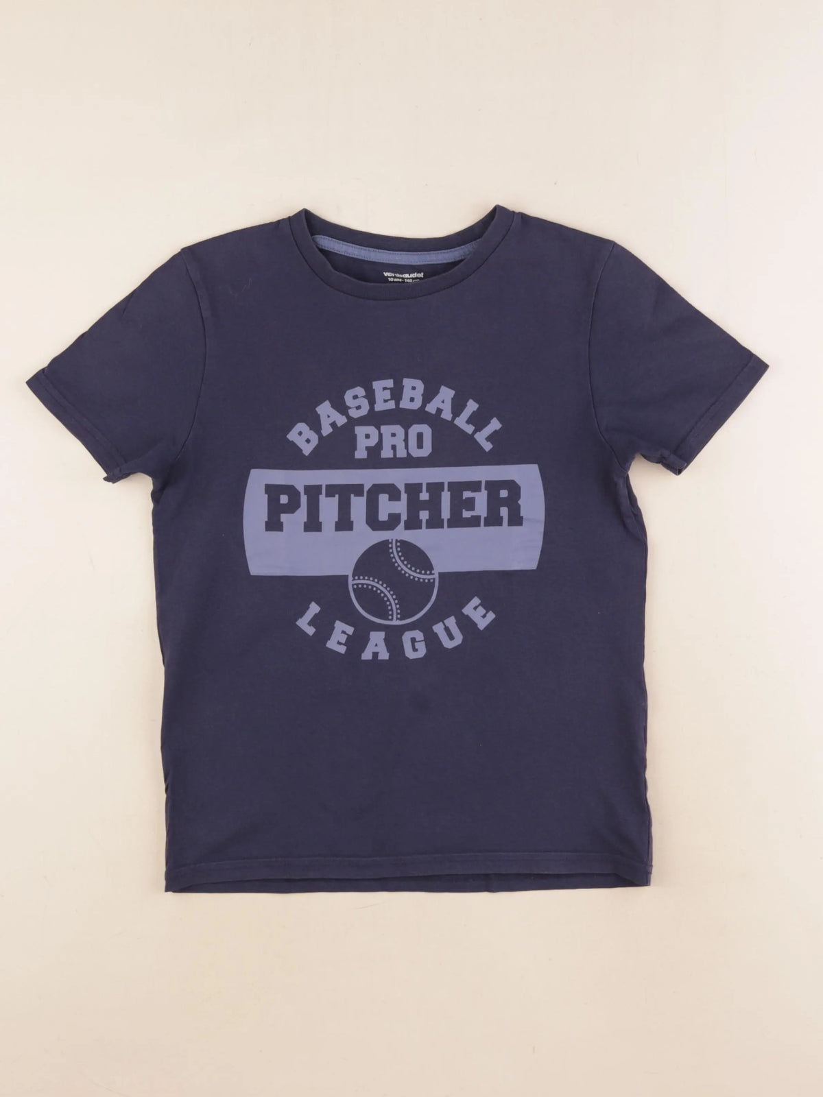 Vertbaudet - tee-shirt bleu - 10 ans