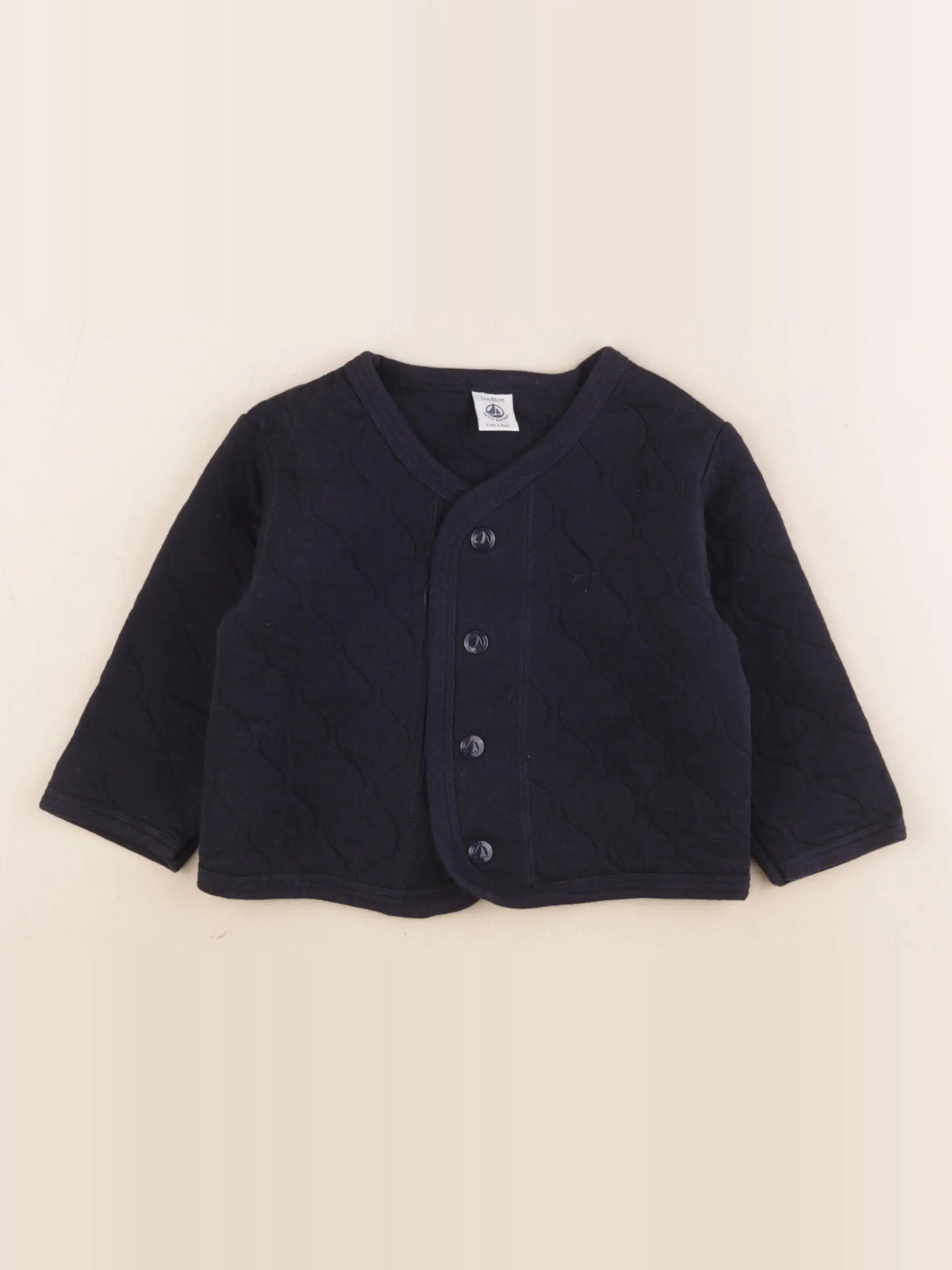 Petit Bateau - sweat bleu - 2 ans