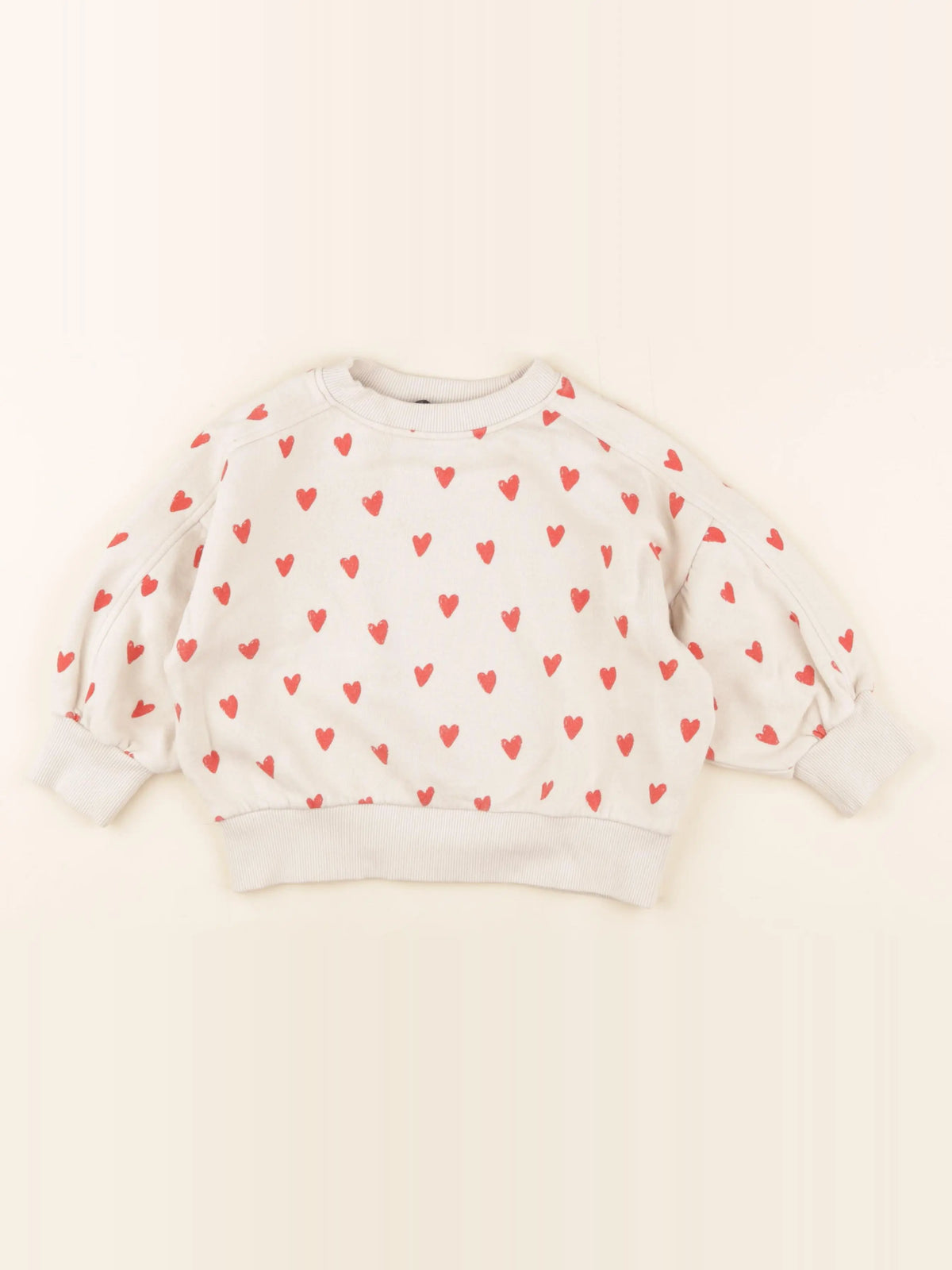 Monoprix - sweat beige - 5 ans