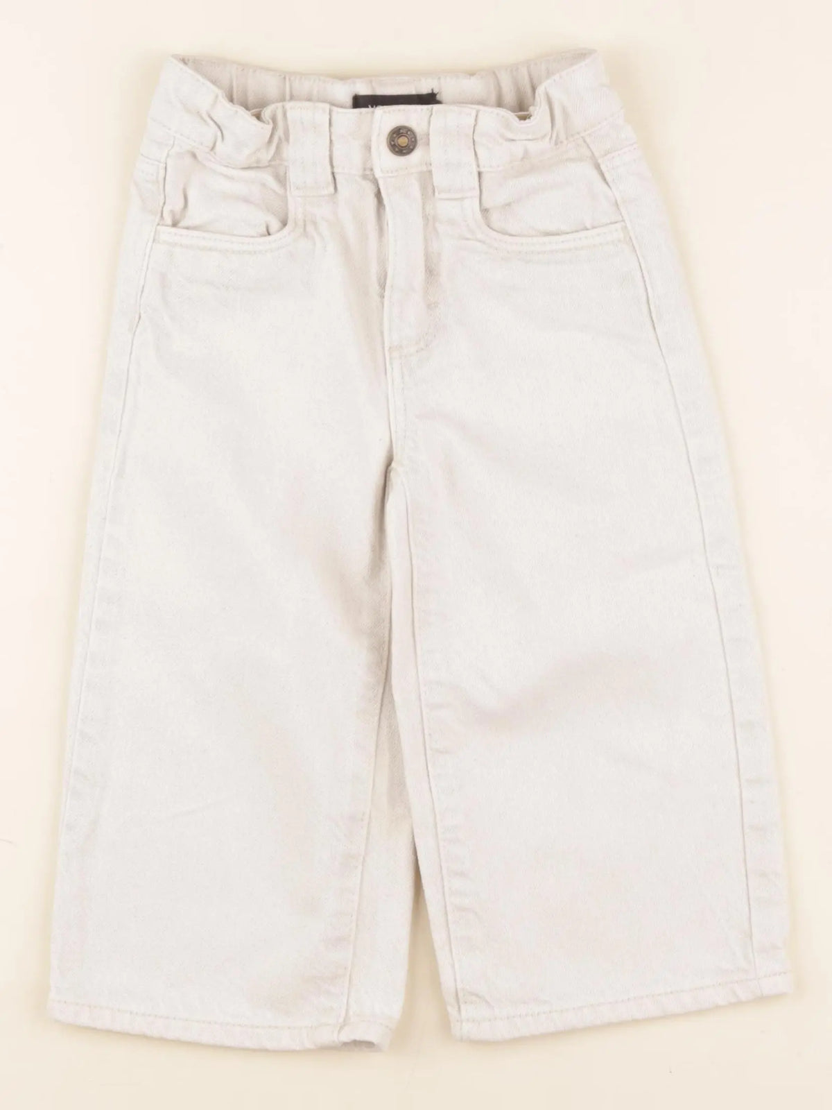 Monoprix - jean beige - 3 ans