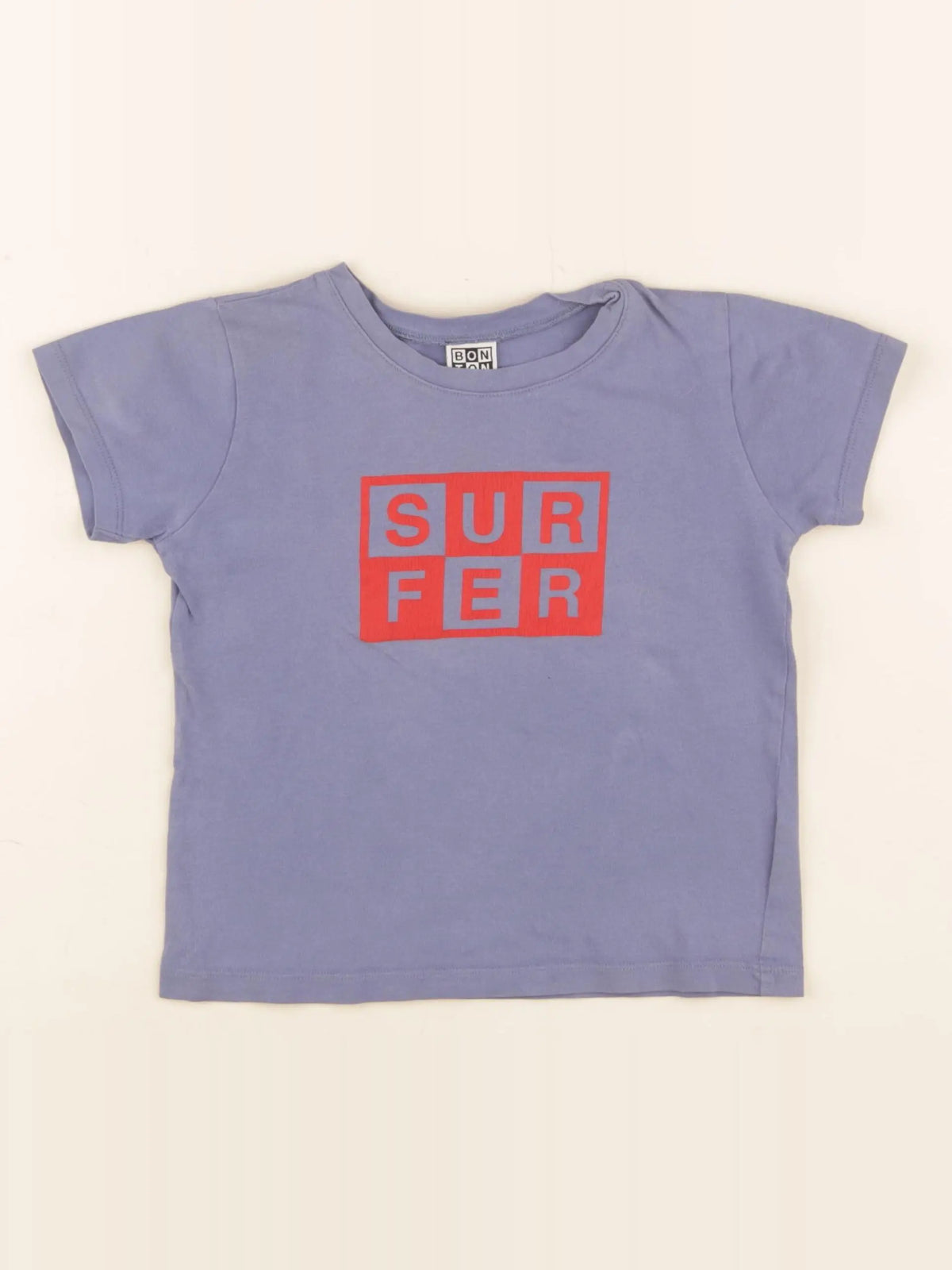 Bonton - tee-shirt bleu - 4 ans