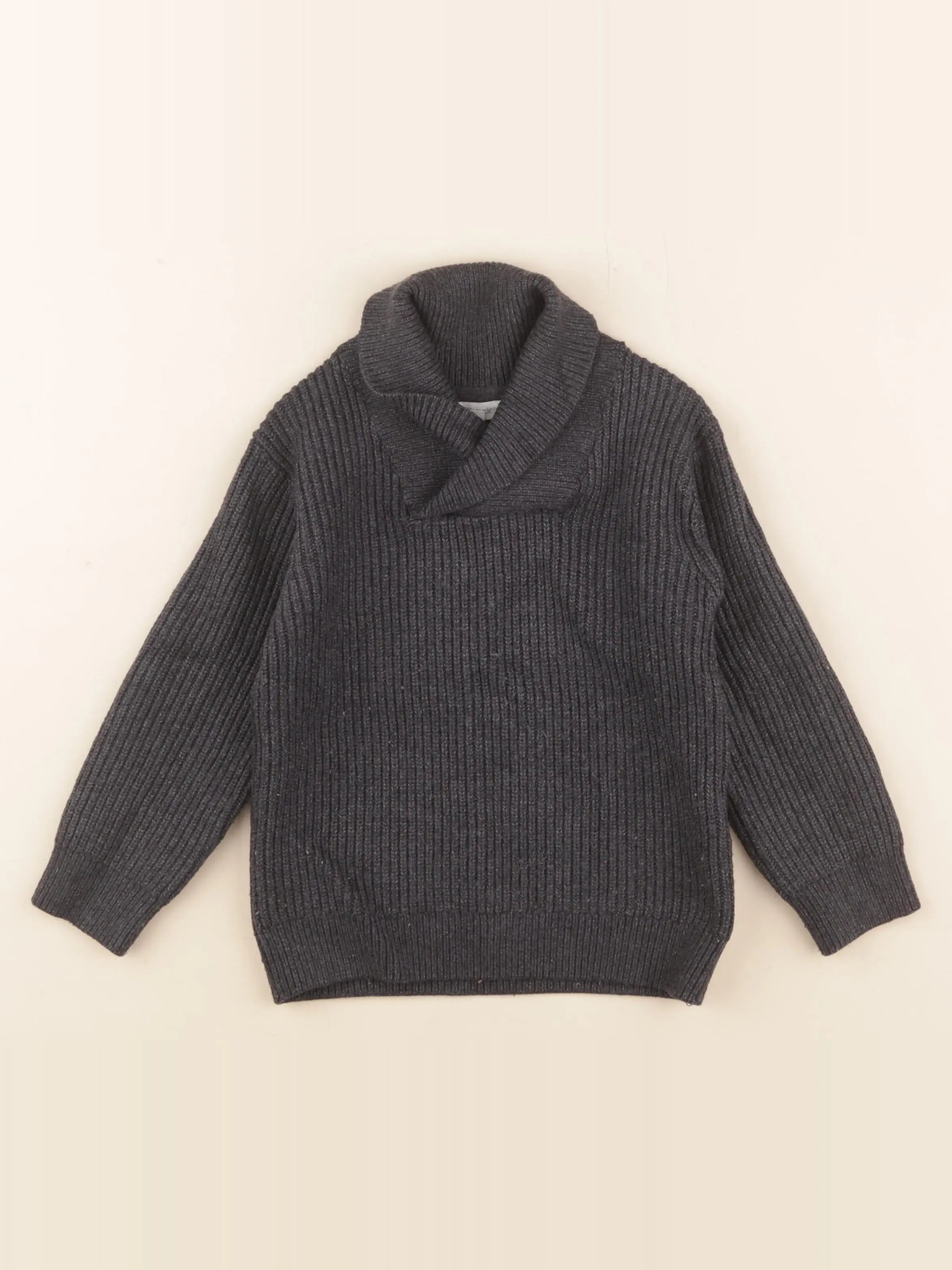 Vertbaudet - pull gris - 4 ans