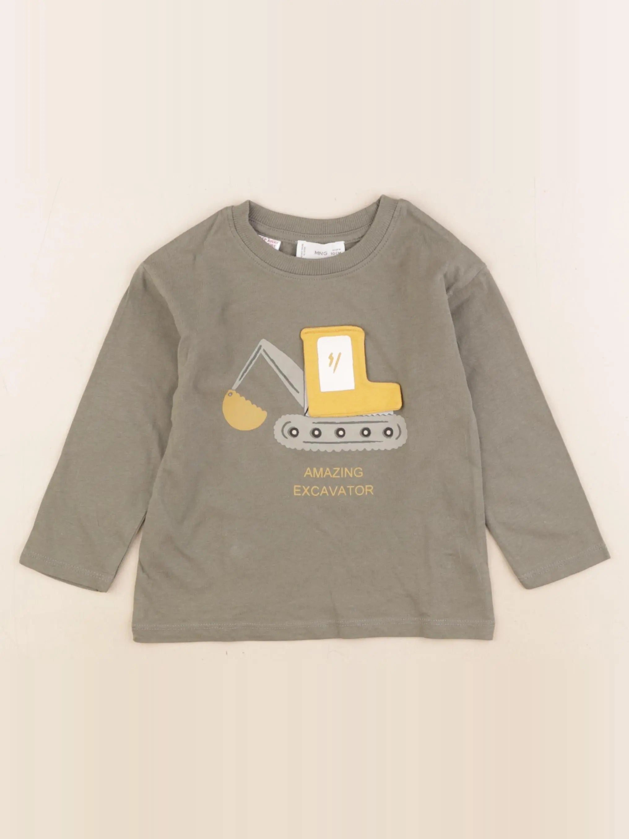 Mango - tee-shirt vert - 18/24 mois