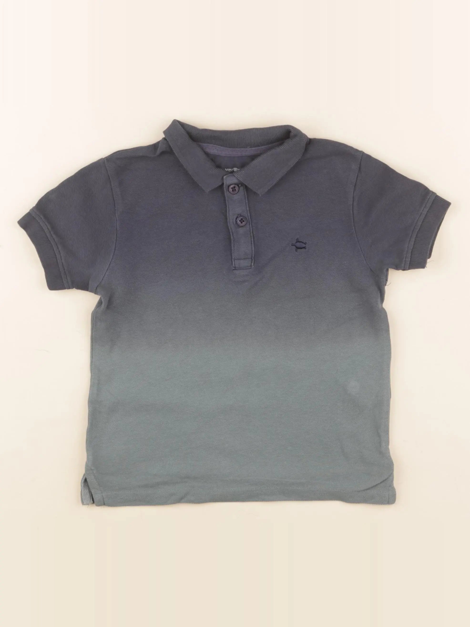 Vertbaudet - polo bleu - 3 ans