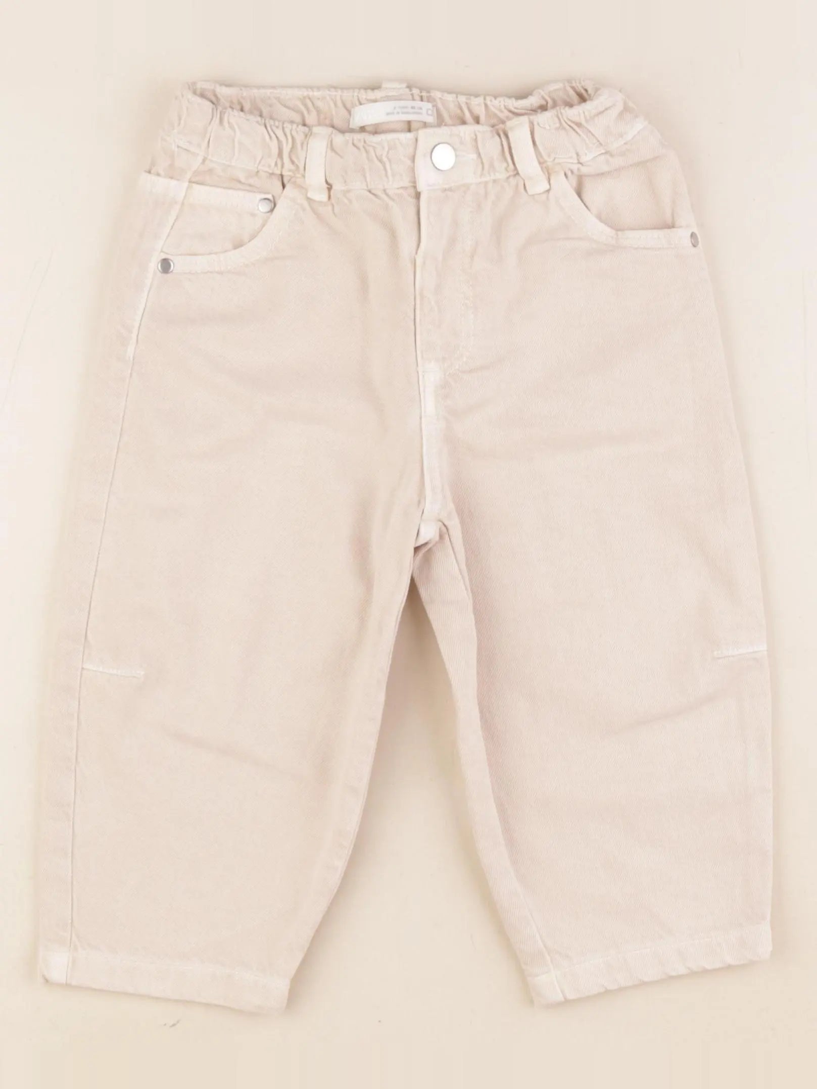 Zara - jean beige - 2 ans