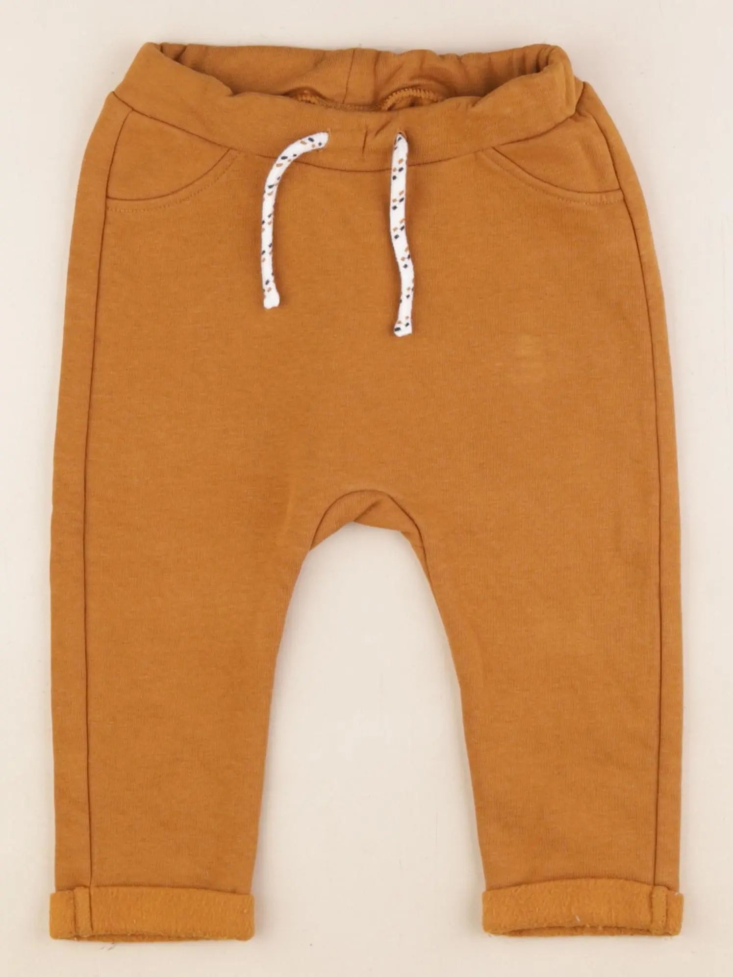 Tape à l'oeil - sarouel doublé marron - 18 mois
