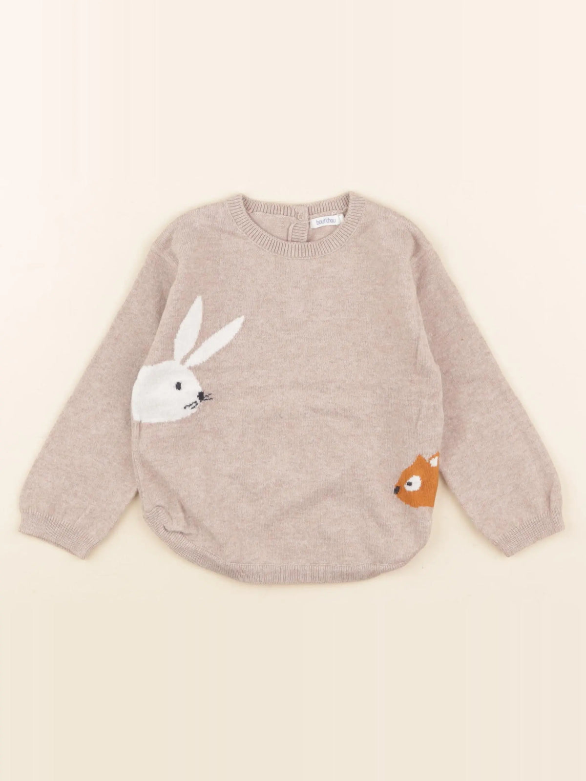 Boutchou - pull beige - 2 ans