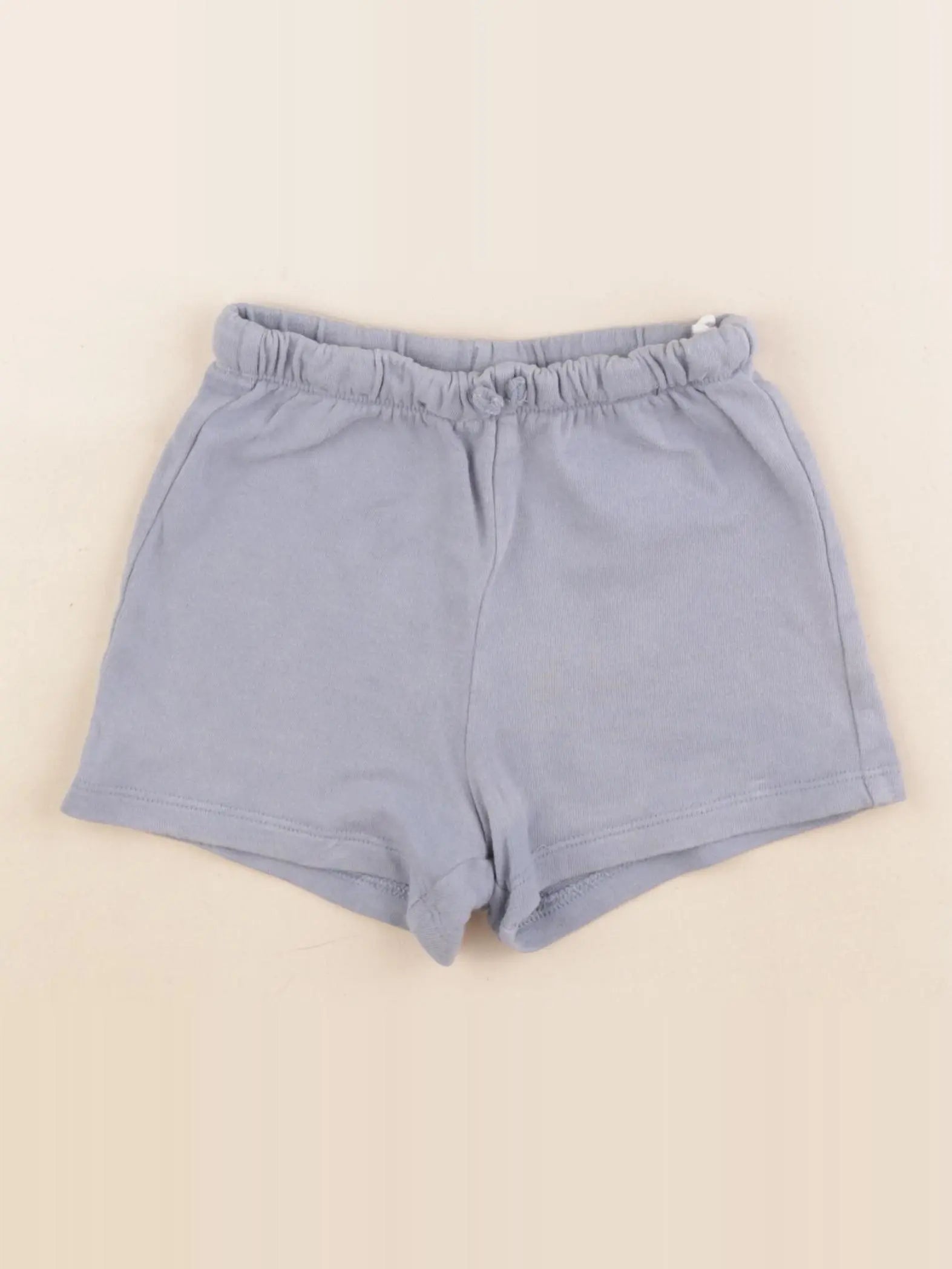 H&M - short bleu - 18/24 mois