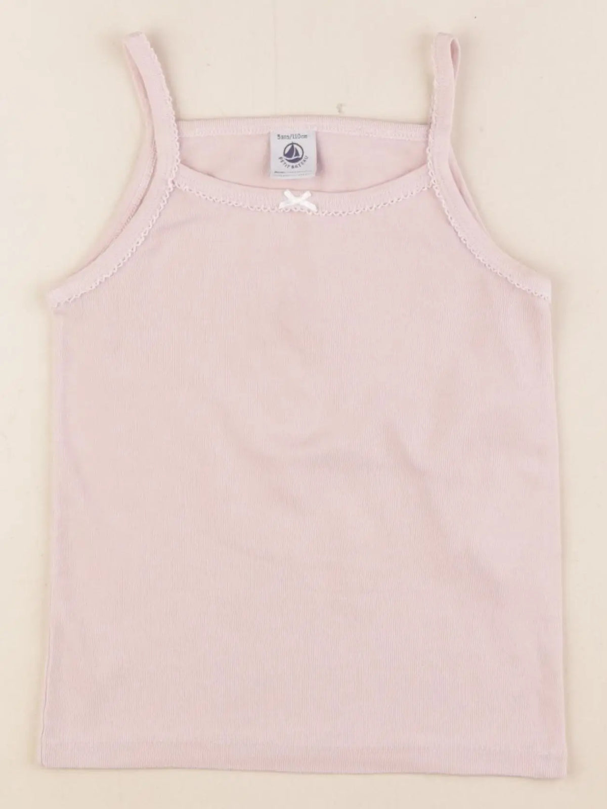 Petit Bateau - maillot de corps rose - 5 ans