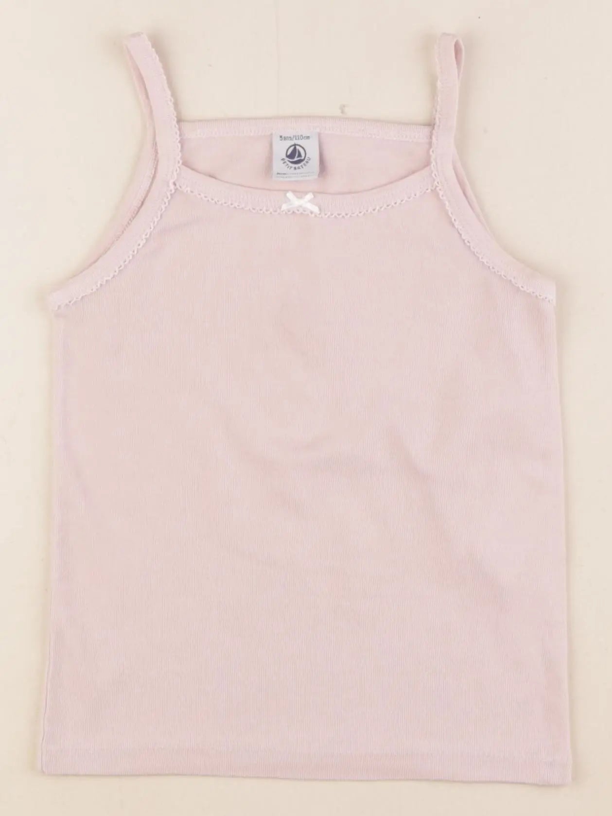 Petit Bateau - maillot de corps rose - 5 ans