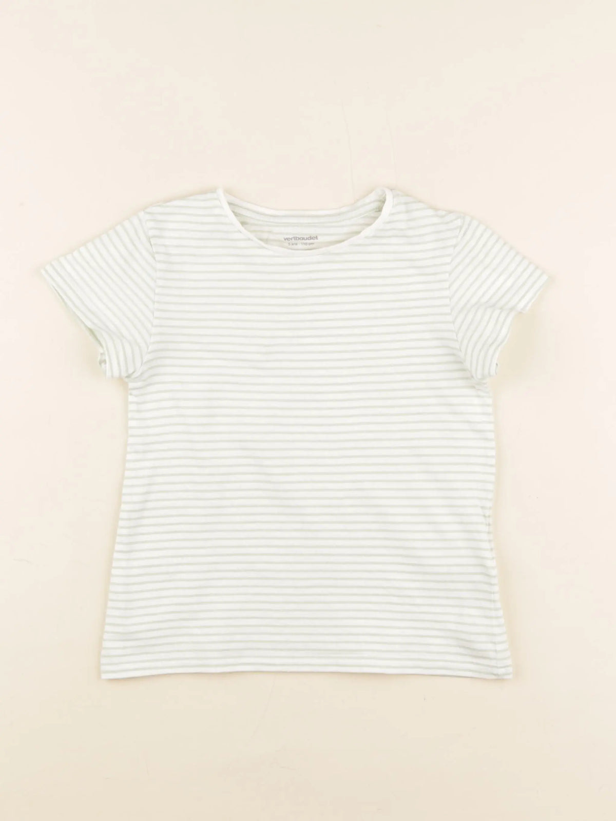 Vertbaudet - tee-shirt vert - 5 ans