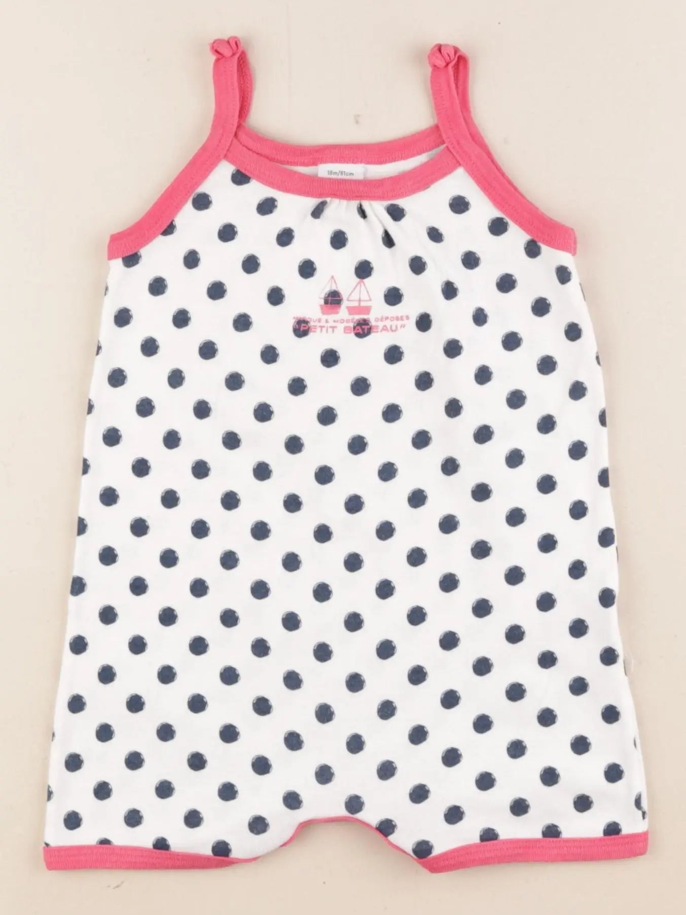 Petit Bateau - combinaison bleu - 18 mois