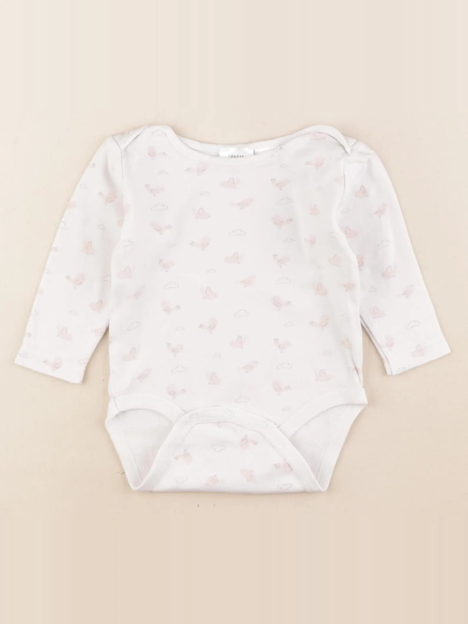 Zara - body rose - 6/9 mois