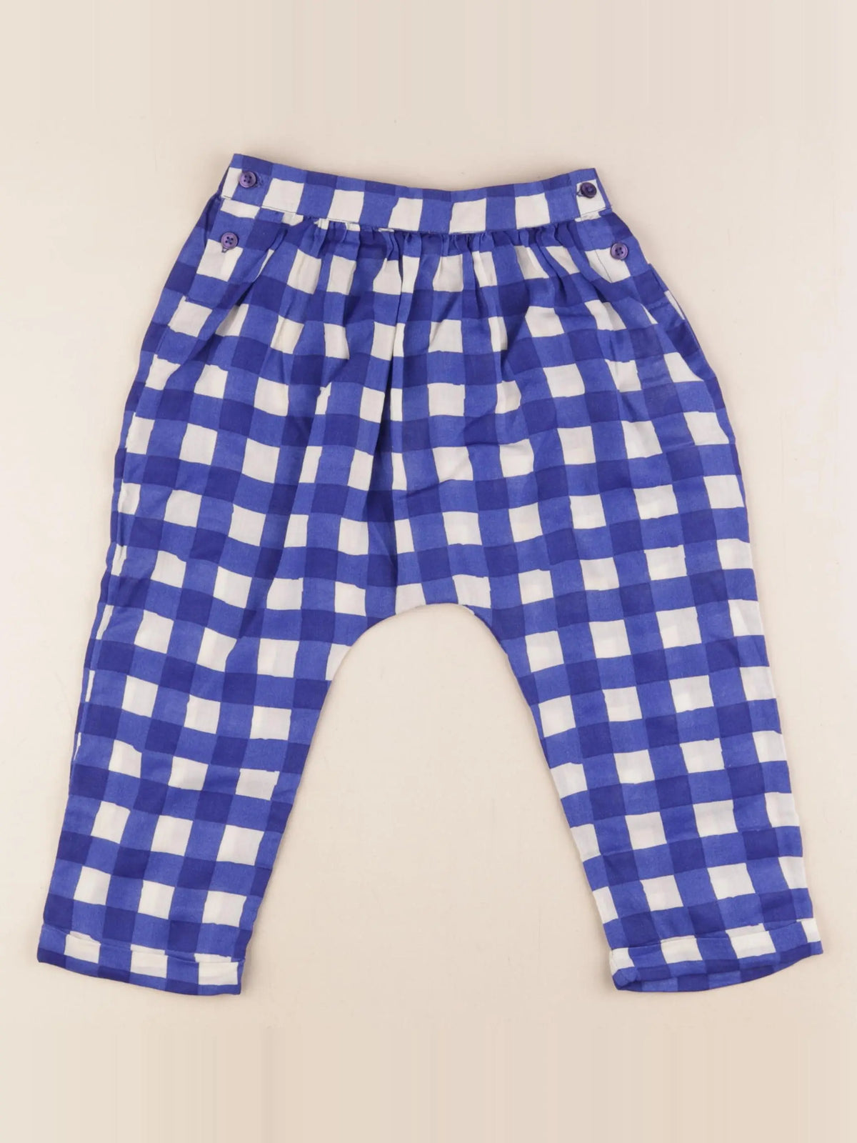 Monoprix X Hello Simone - sarouel bleu - 24/36 mois