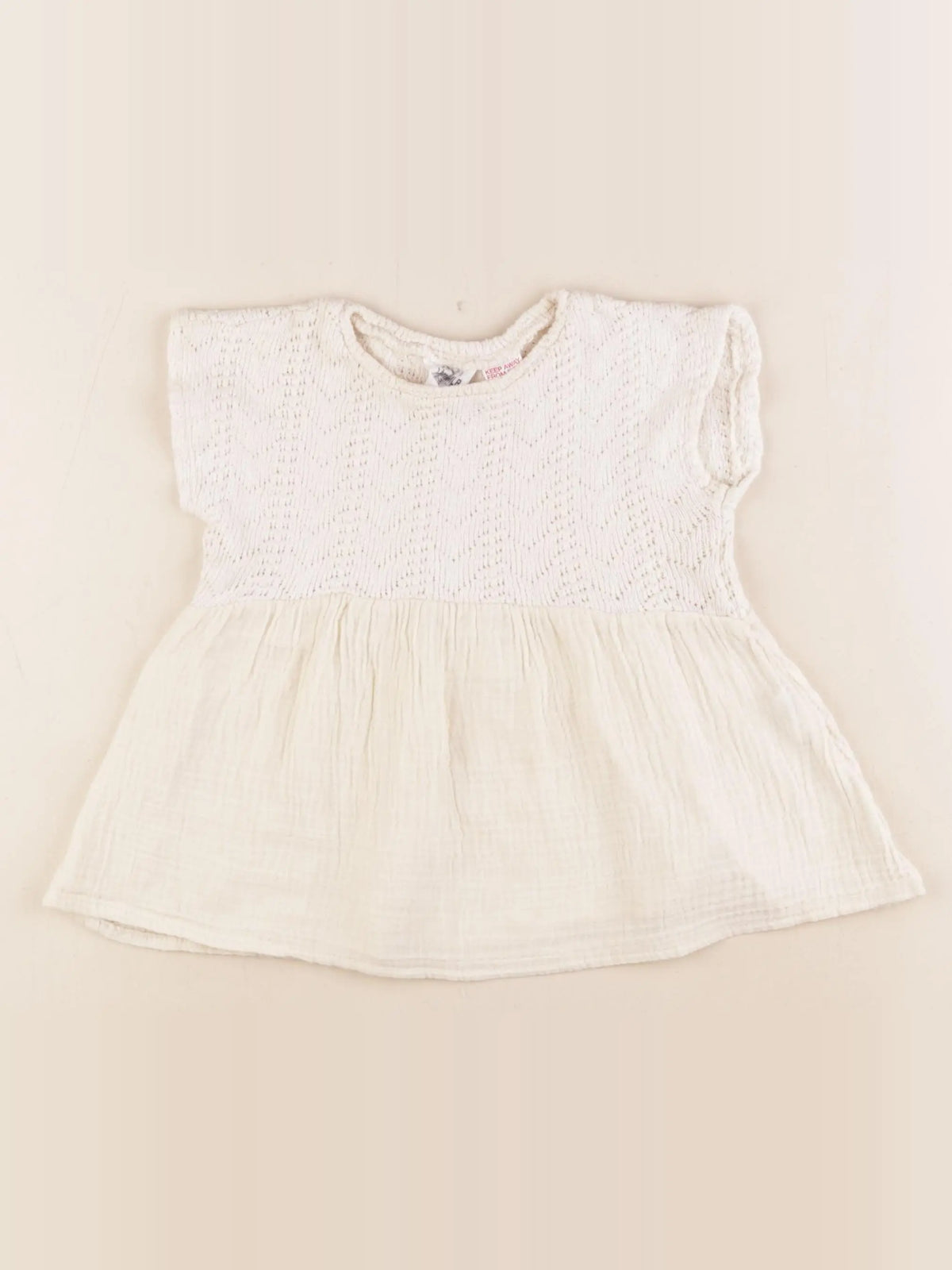 Zara - blouse blanc - 2/3 ans