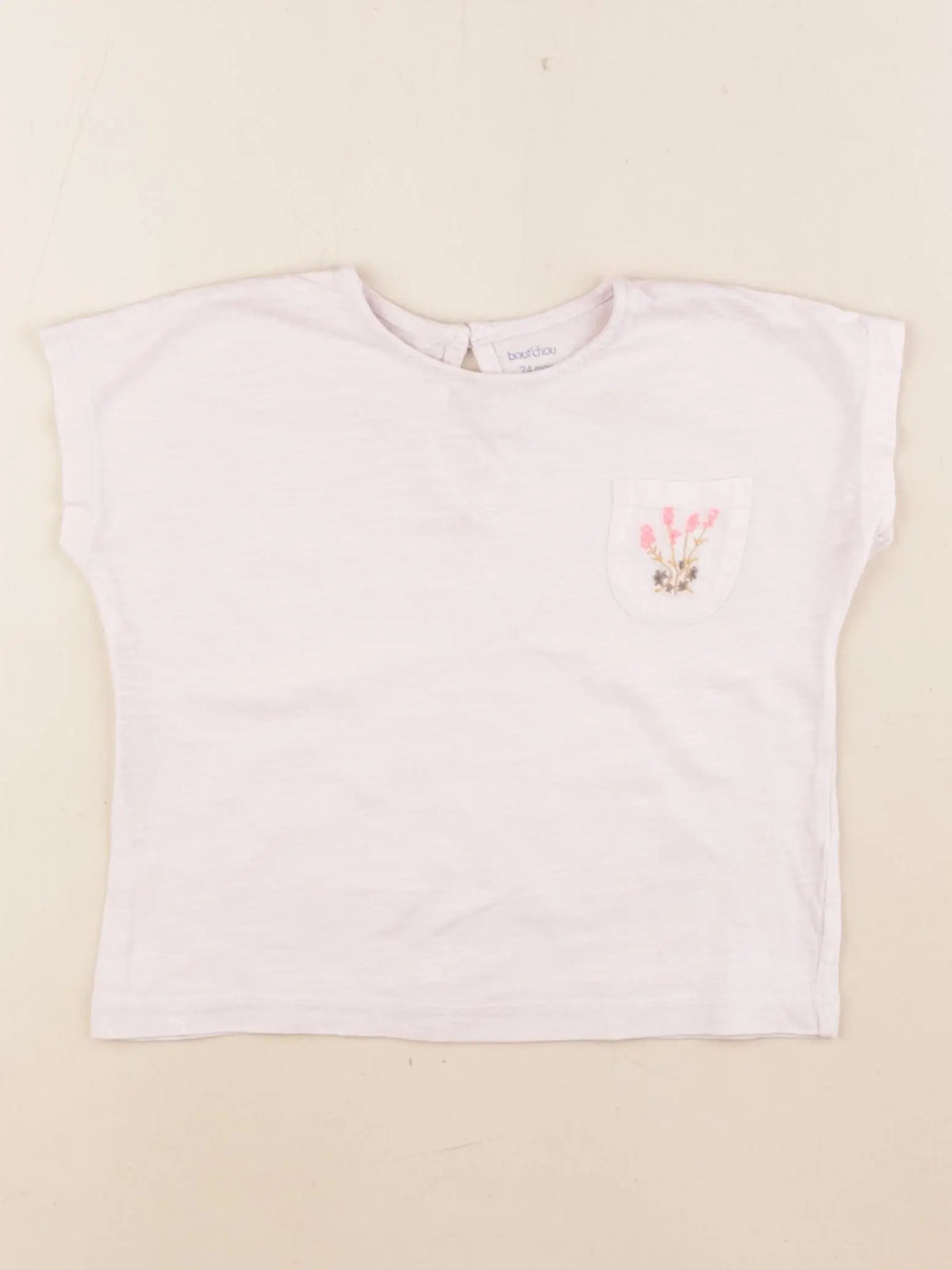 Boutchou - tee-shirt rose - 24 mois