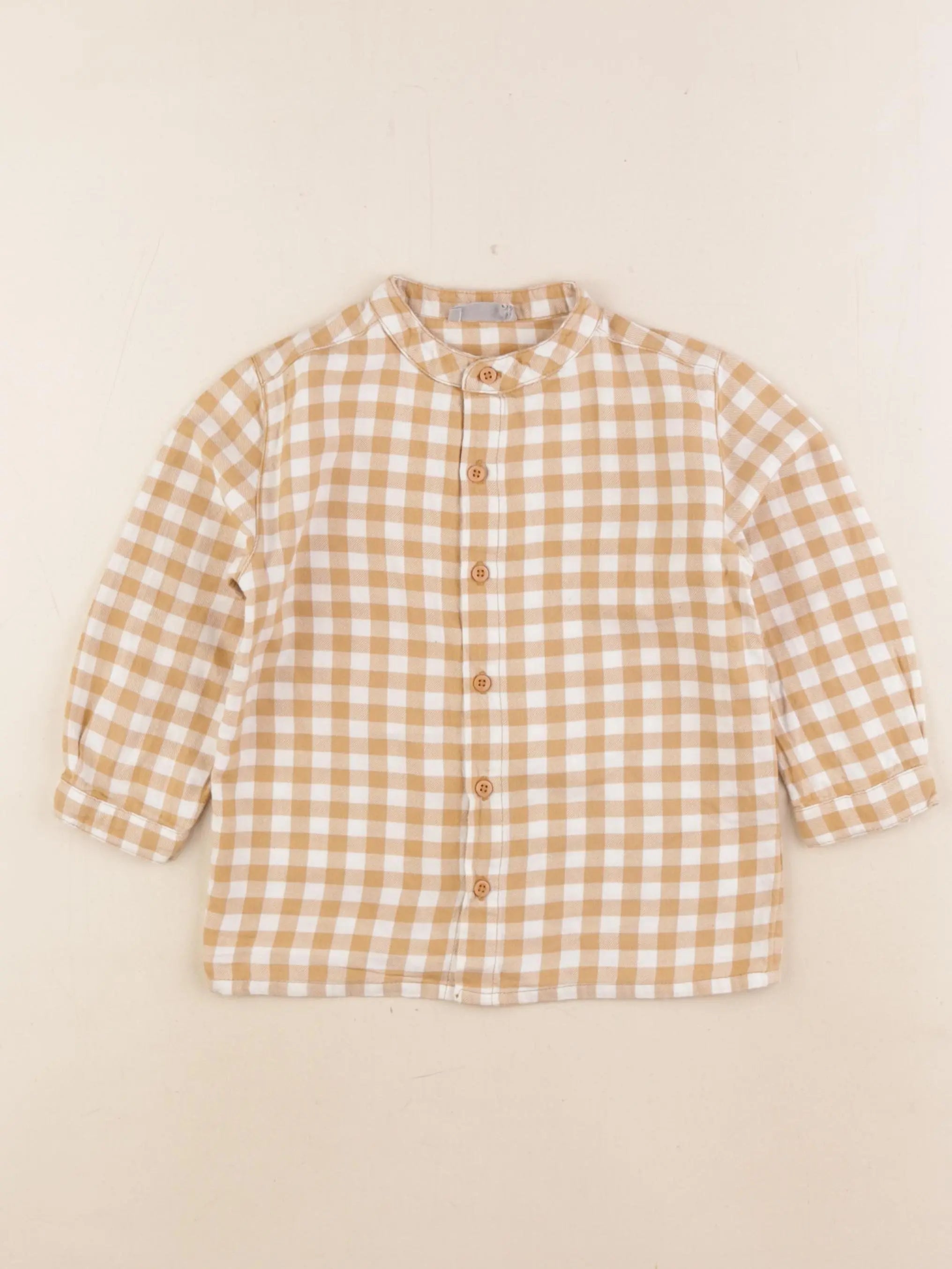 Boutchou - chemise beige - 24 mois