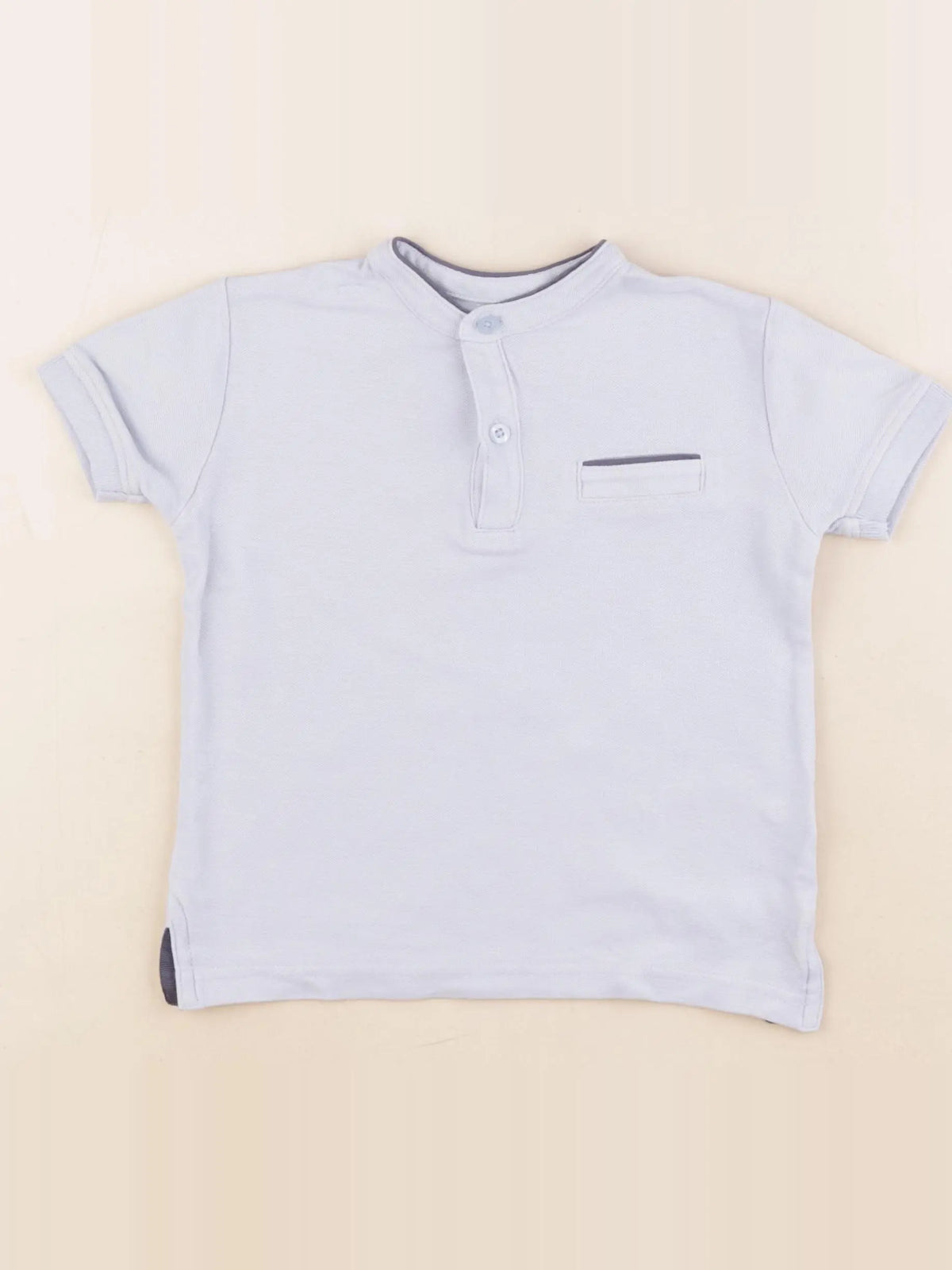 Vertbaudet - polo bleu - 3 ans