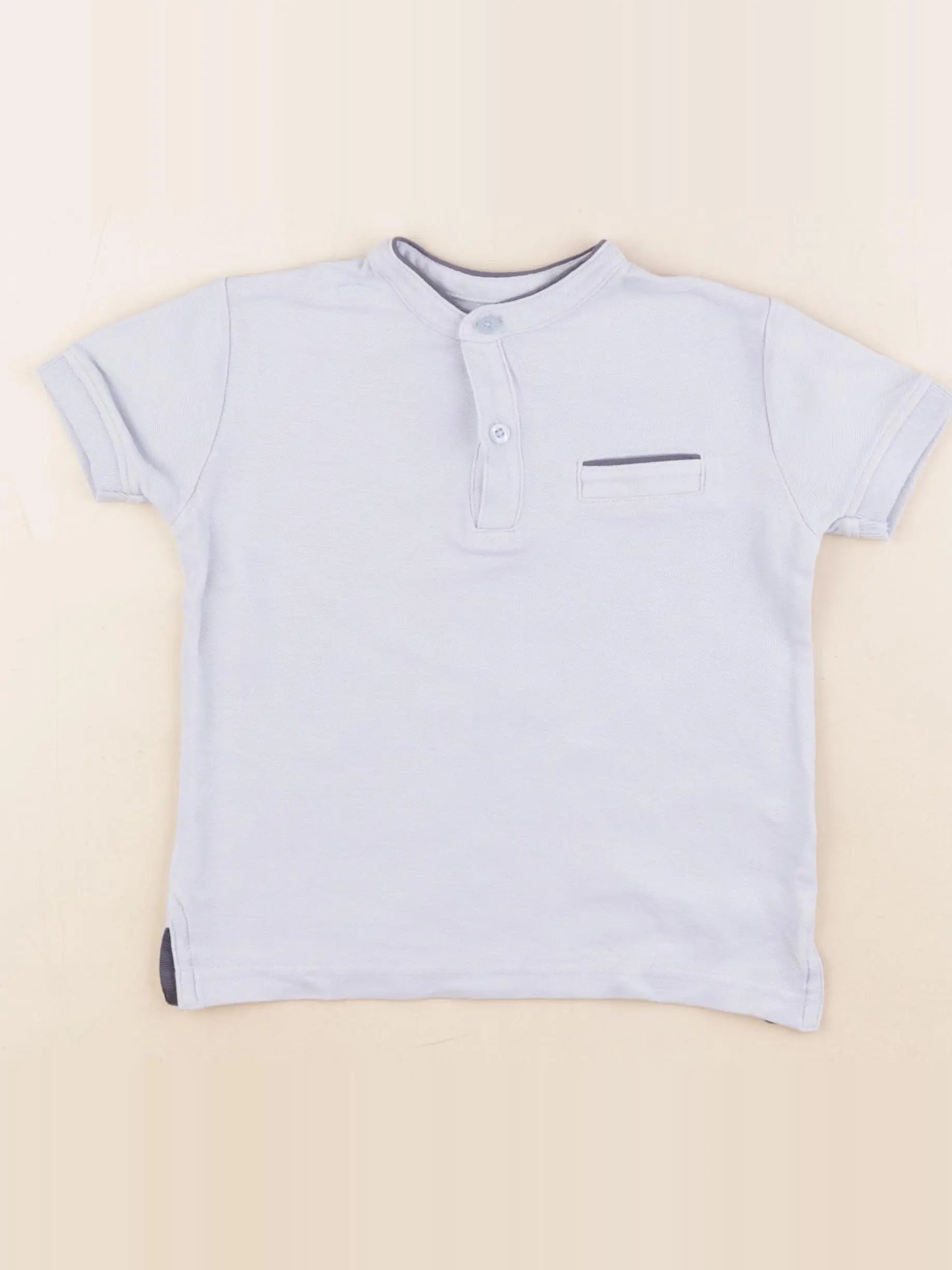 Vertbaudet - polo bleu - 3 ans