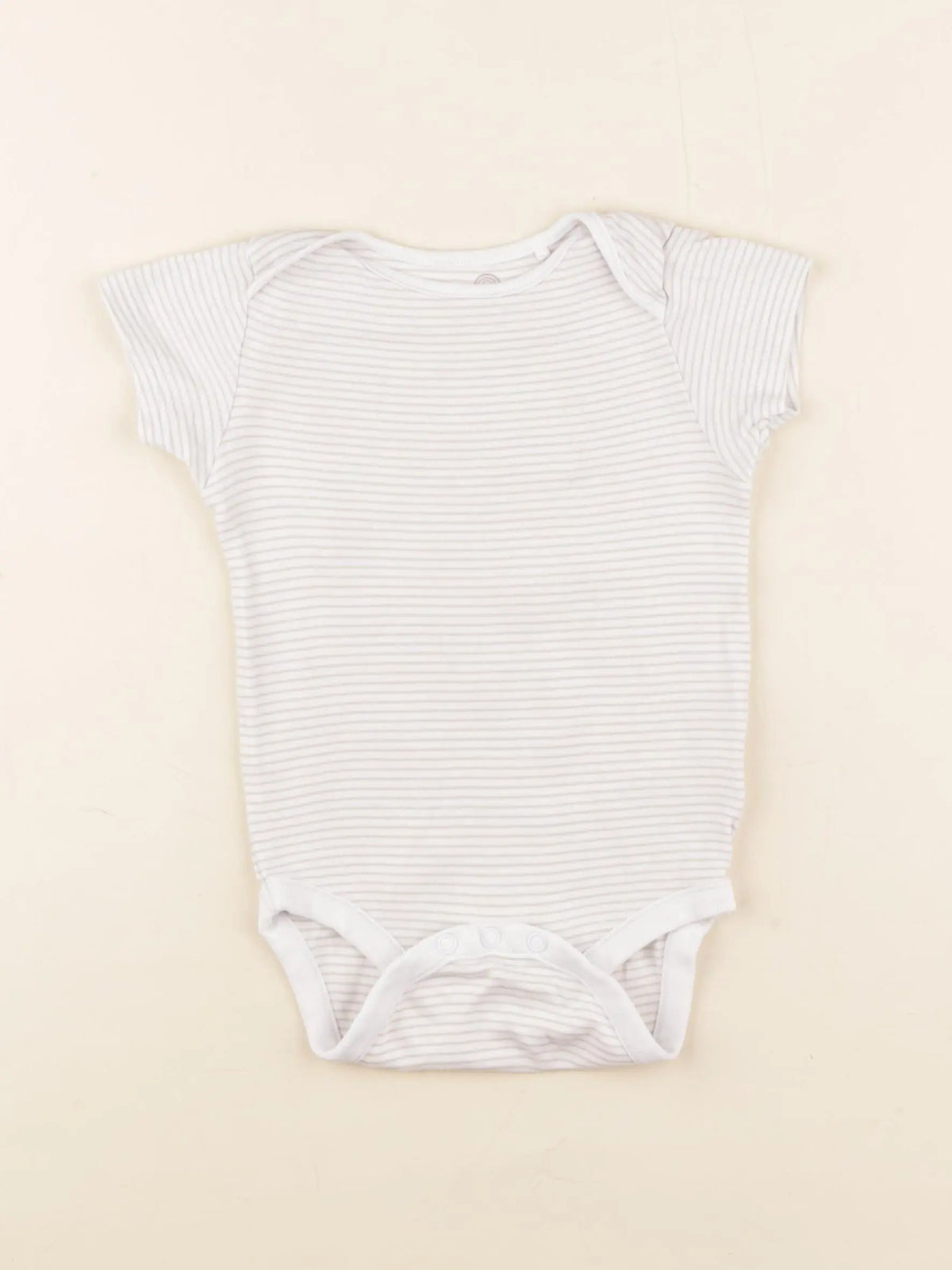 Next - body blanc, marron - 12/18 mois