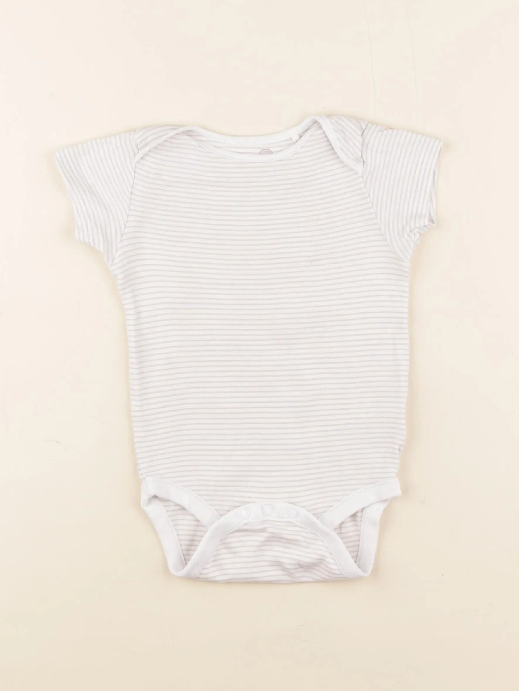 Next - body blanc, marron - 12/18 mois