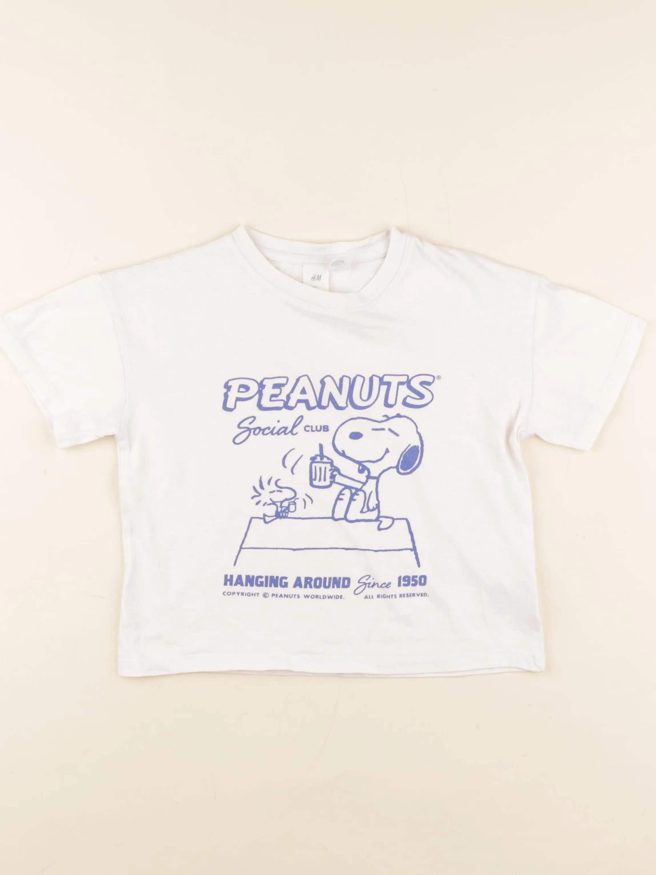 H&M - tee-shirt blanc - 3/4 ans
