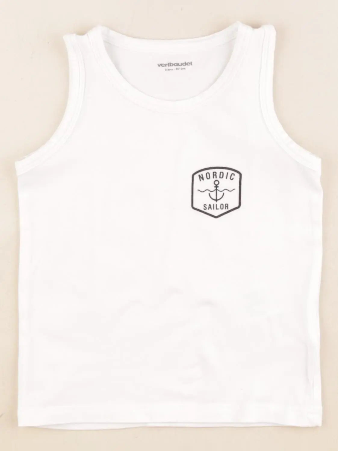 Vertbaudet - tee-shirt blanc - 3 ans