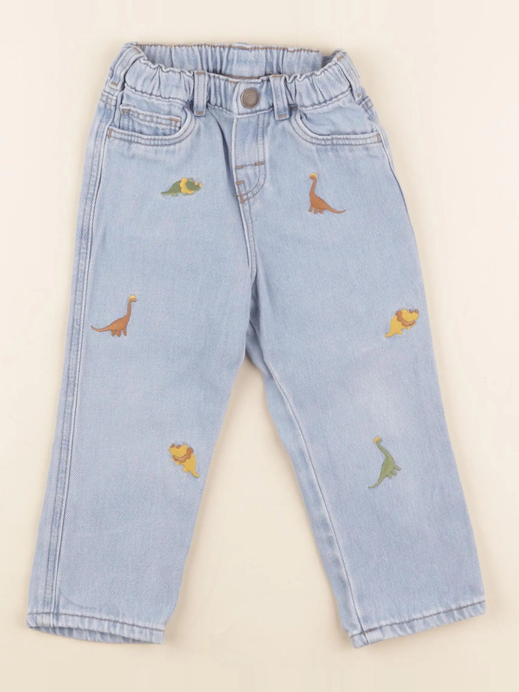 H&M - jean bleu - 12/18 mois