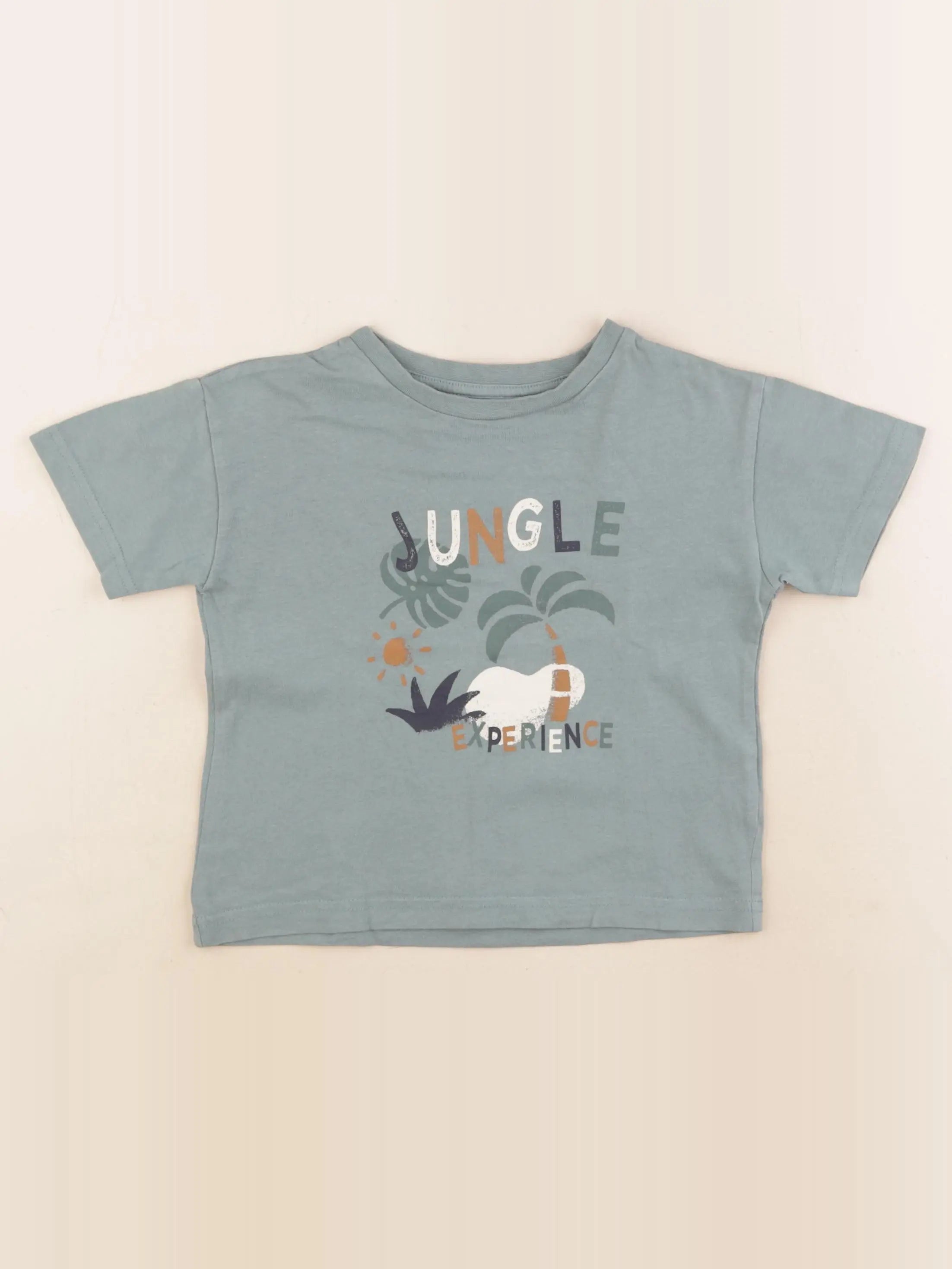 Vertbaudet - tee-shirt vert - 3 ans