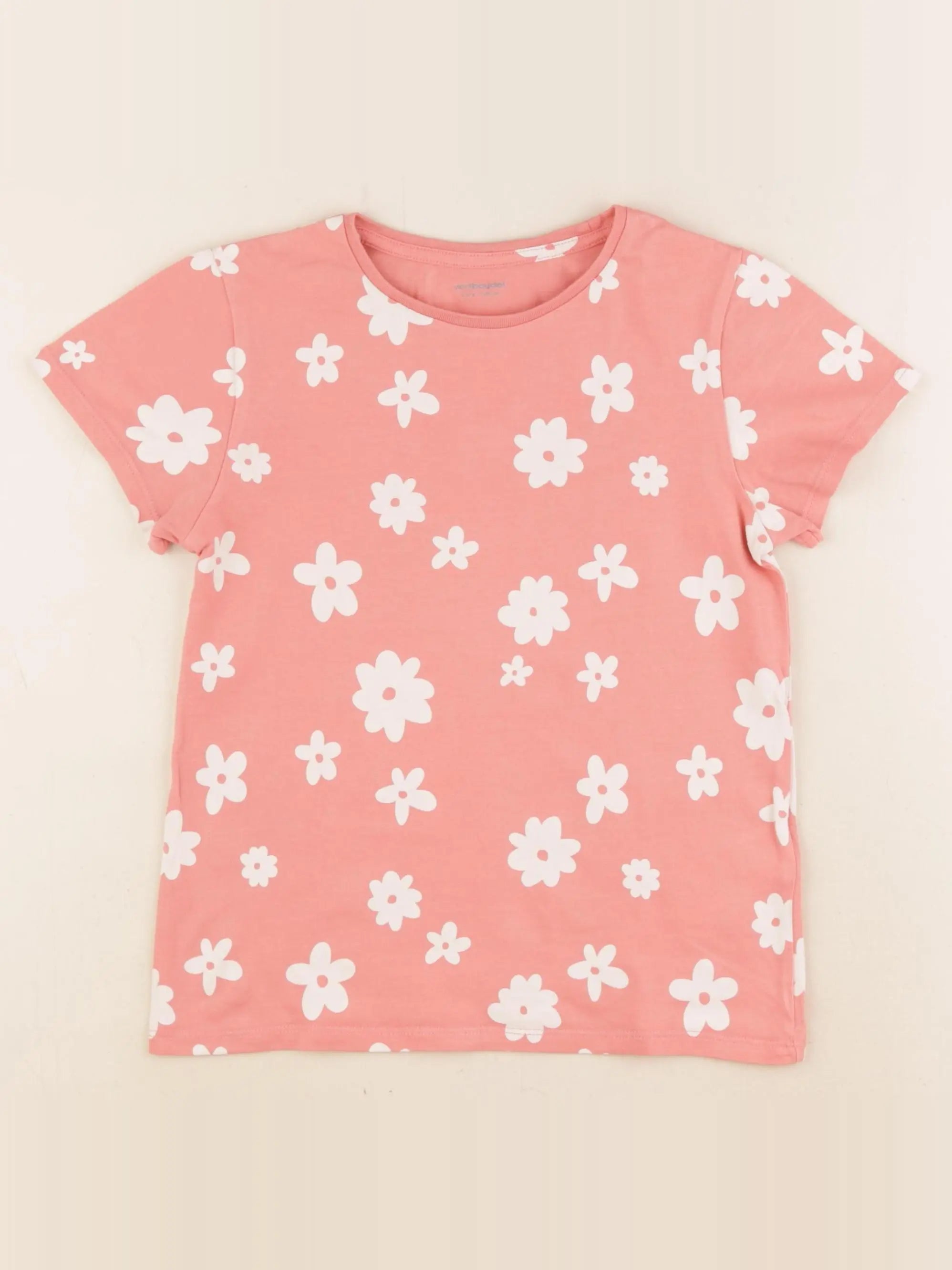 Vertbaudet - tee-shirt rose - 8 ans