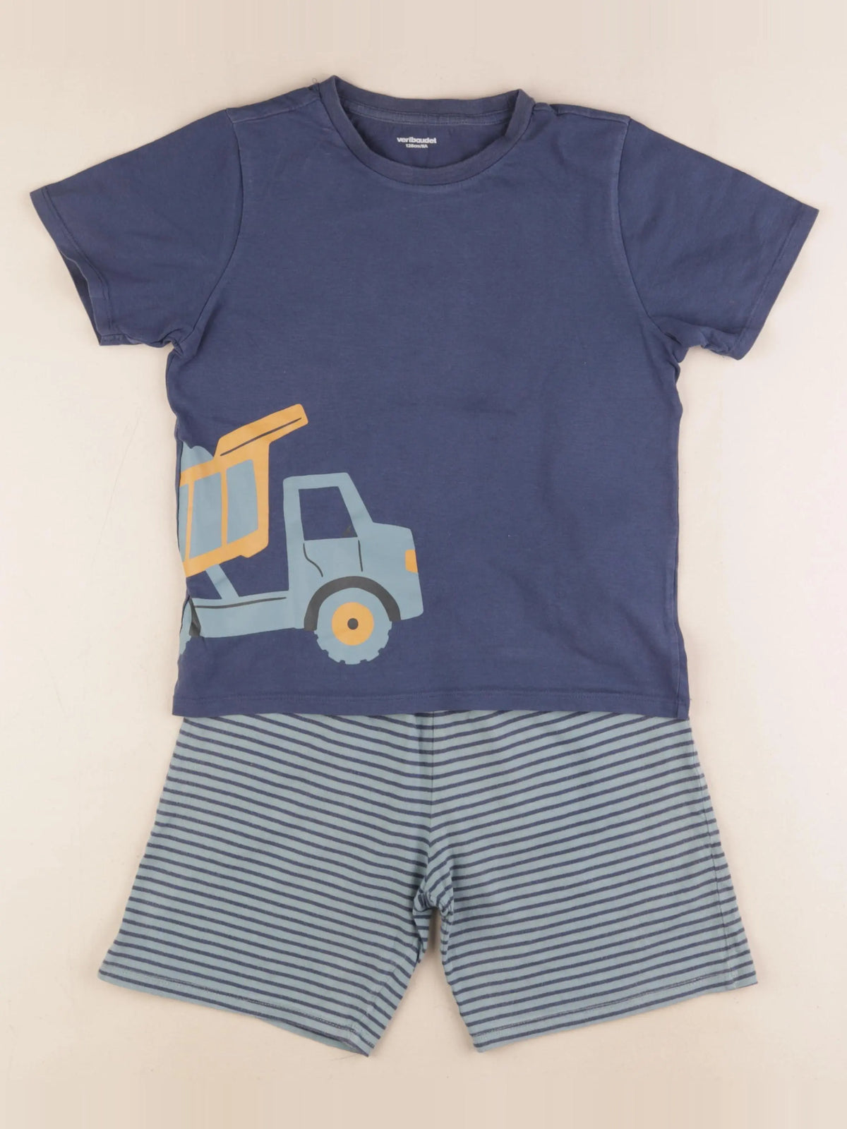 Vertbaudet - pyjama coton multicolore - 8 ans