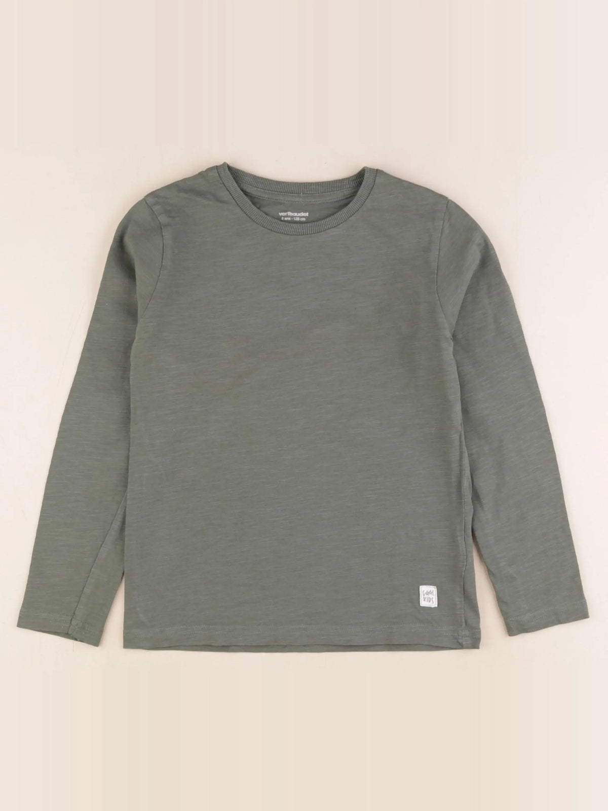 Vertbaudet - tee-shirt vert - 8 ans