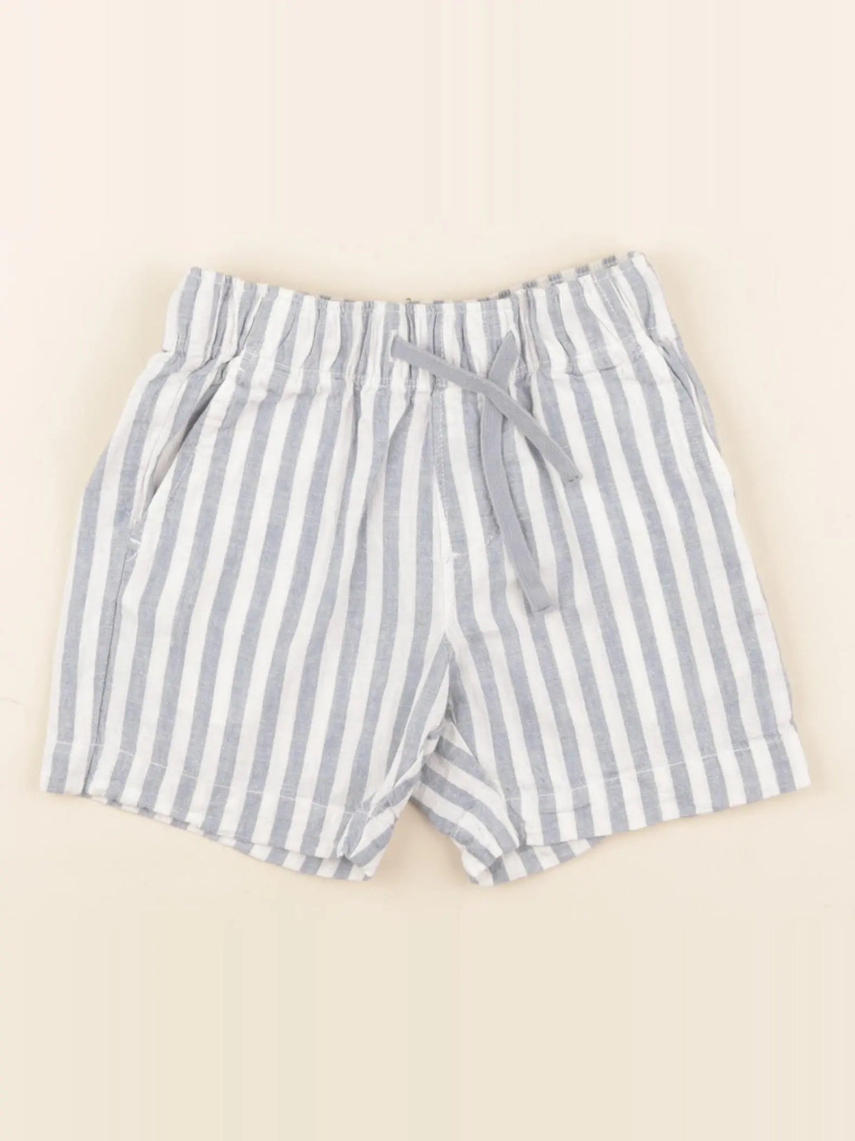 Monoprix - short bleu - 3 ans
