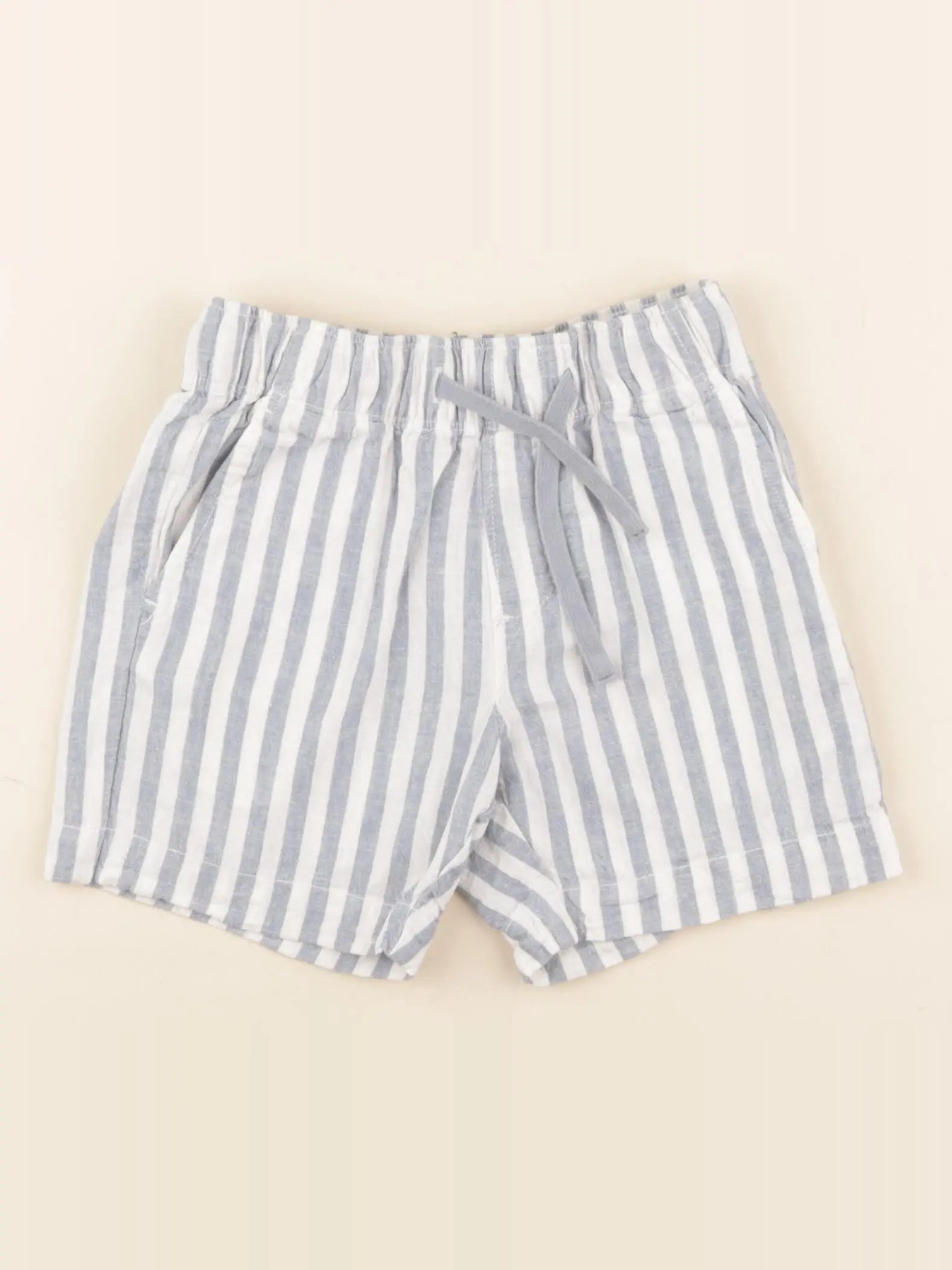 Monoprix - short bleu - 3 ans