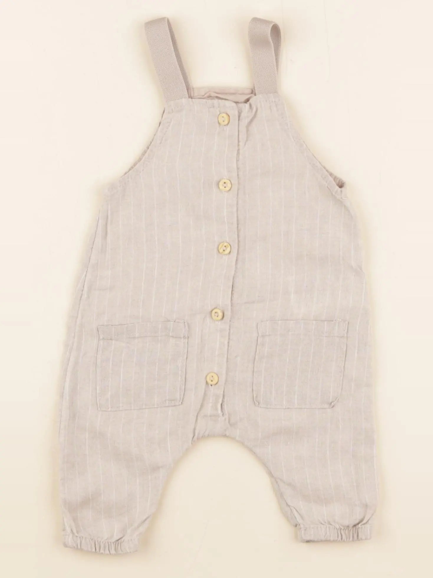 H&M - combinaison beige - 1/2 mois