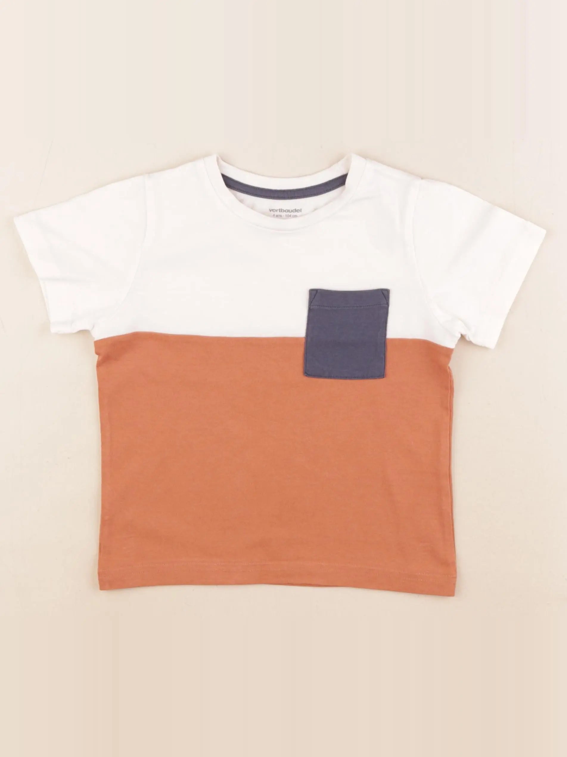 Vertbaudet - tee-shirt multicolore - 4 ans