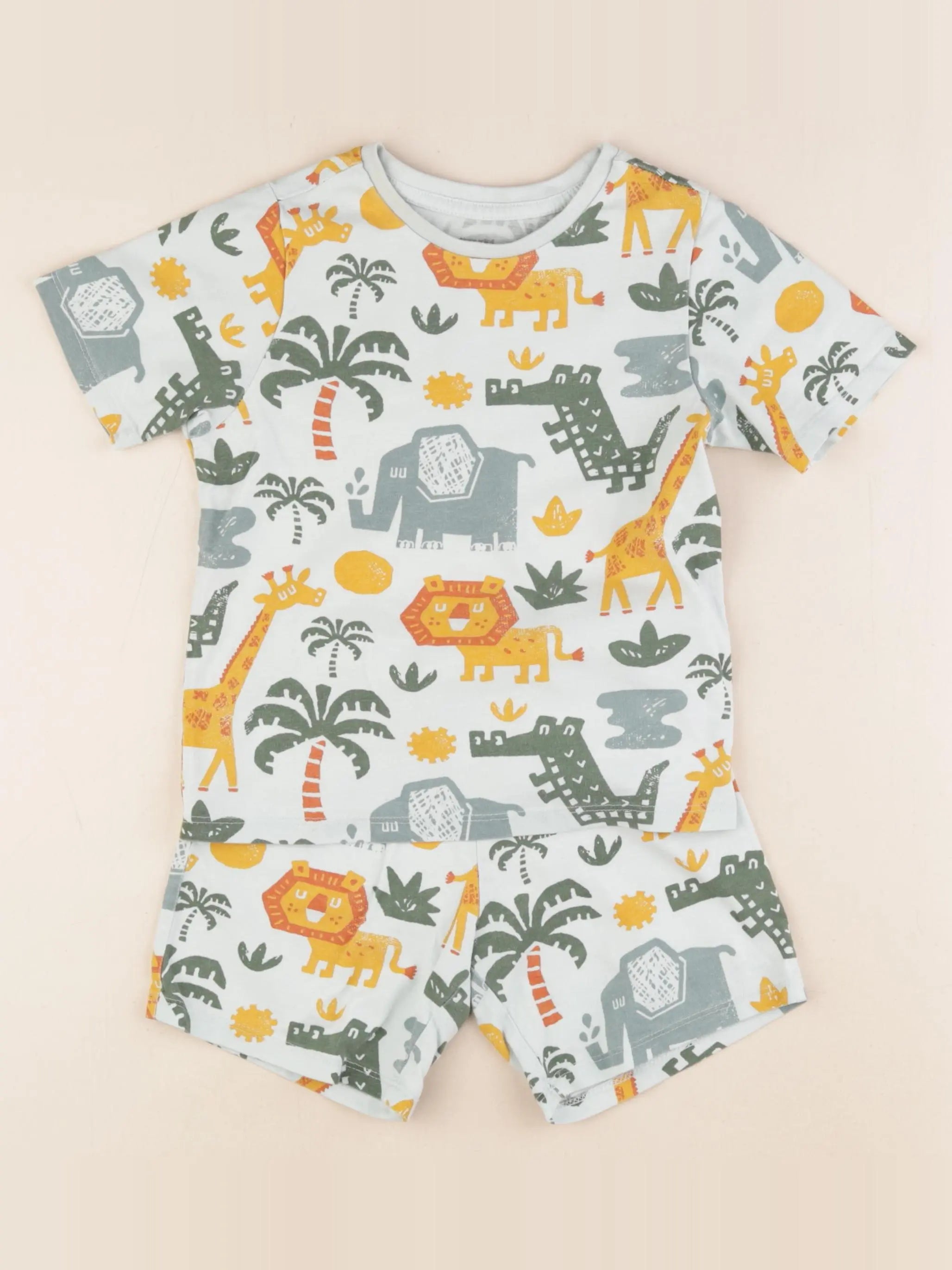 Vertbaudet - pyjama coton bleu - 4 ans