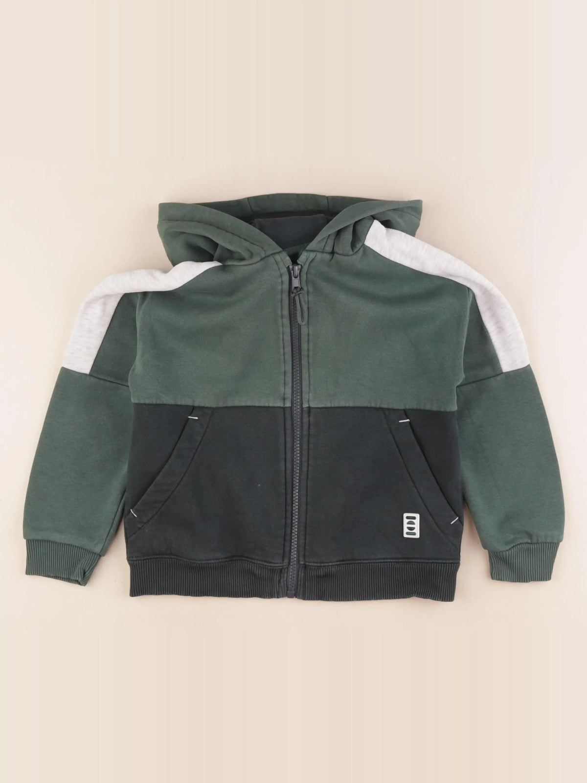 Vertbaudet - sweat vert - 5 ans