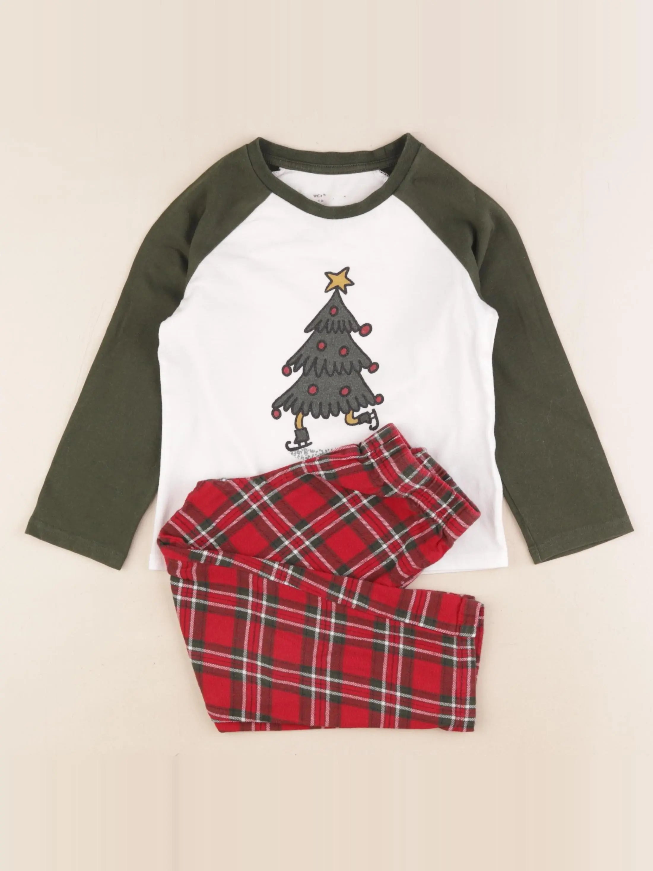 Vertbaudet - pyjama coton multicolore - 4 ans